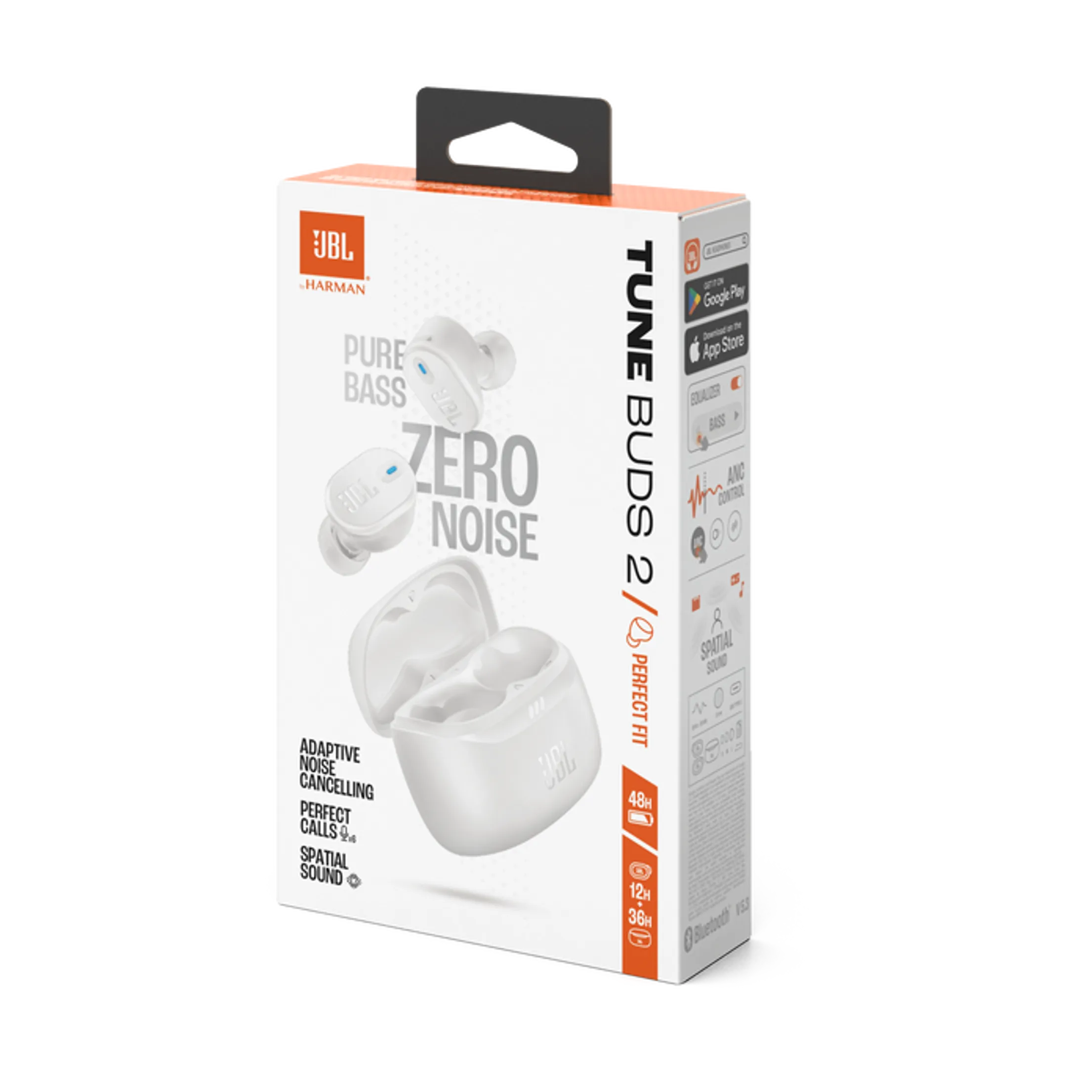 JBL Wireless headphones Tune Buds 2 - White image