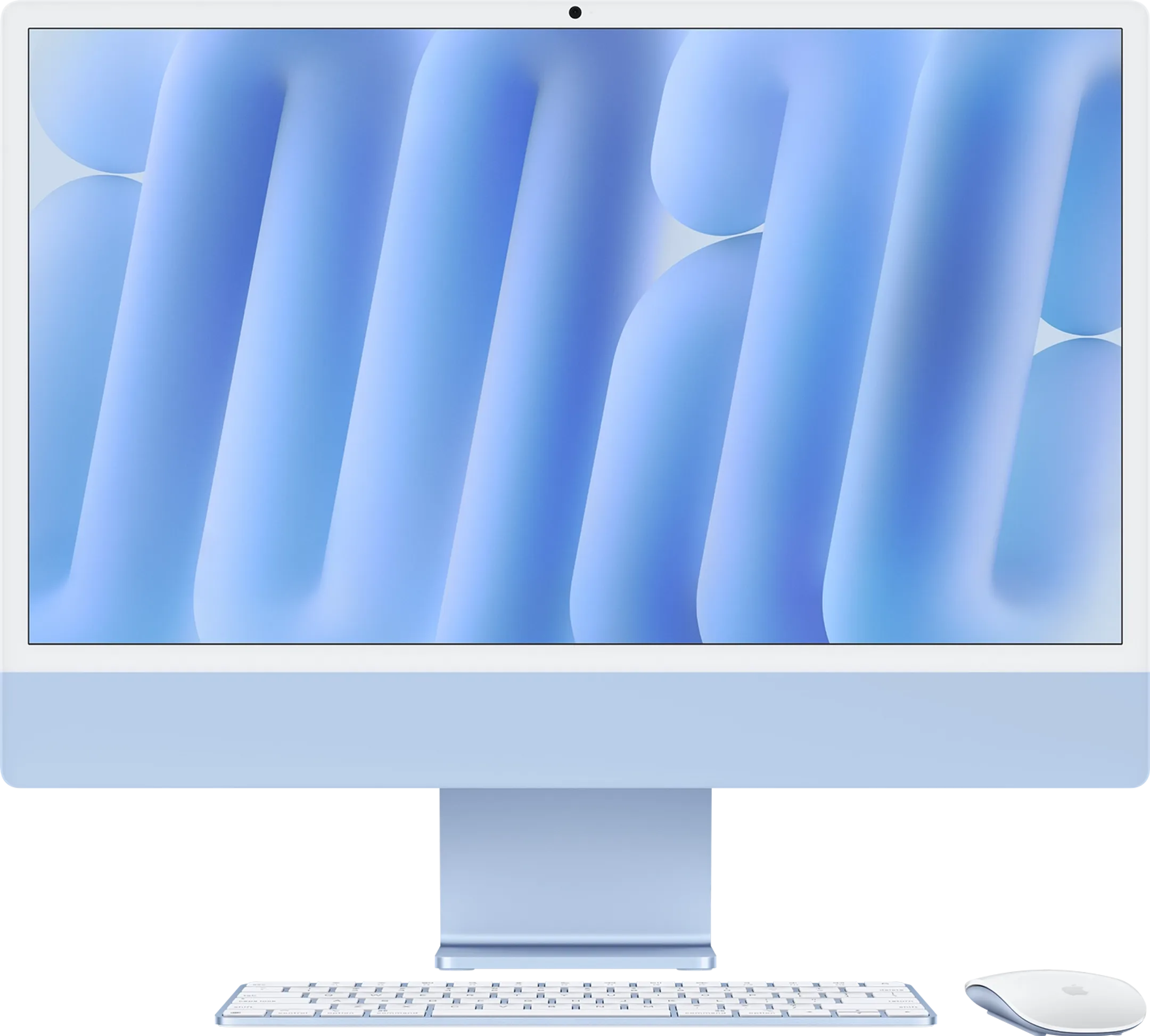 iMac 24" M4 (CPU 8 GPU 8) 16 Go 256 SSD - QWERTZ - Bleu - MWUE3SM
