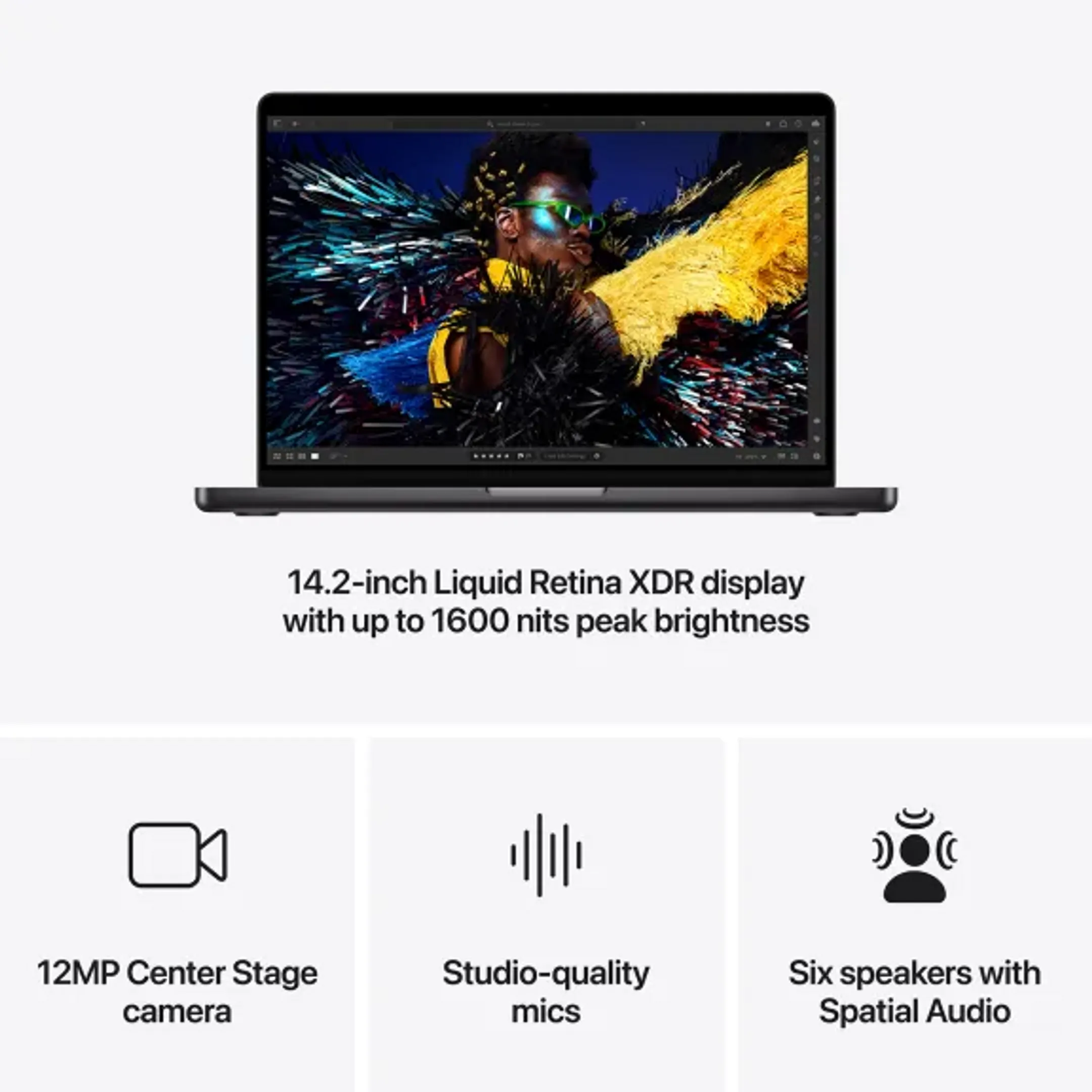 Apple MacBook Pro 14" M4 Max (14-core CPU & 32-core GPU) 1 To - 36 Go - QWERTZ - Space Black image