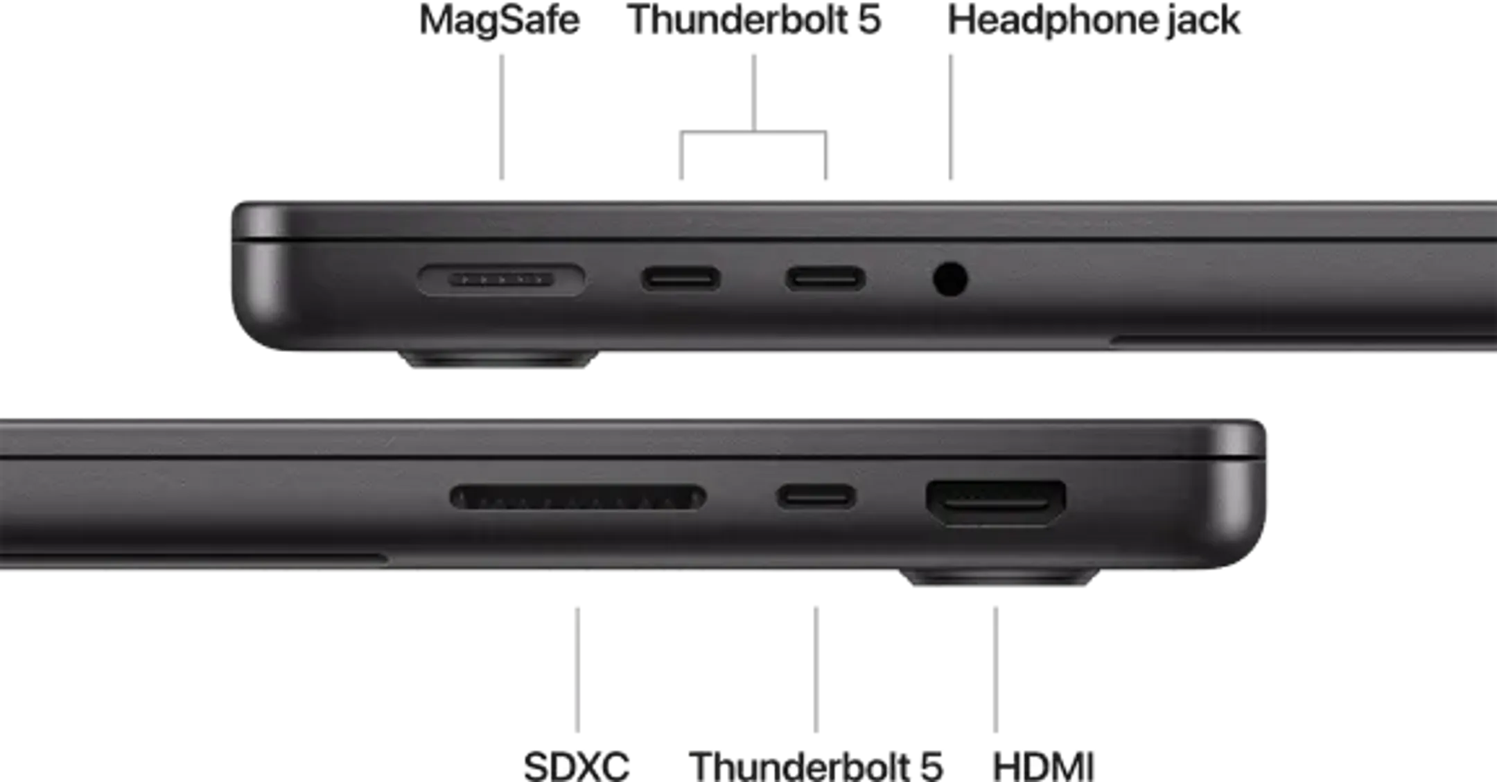 Apple MacBook Pro 14" M4 Max (14-core CPU & 32-core GPU) 1 To - 36 Go - QWERTZ - Space Black image