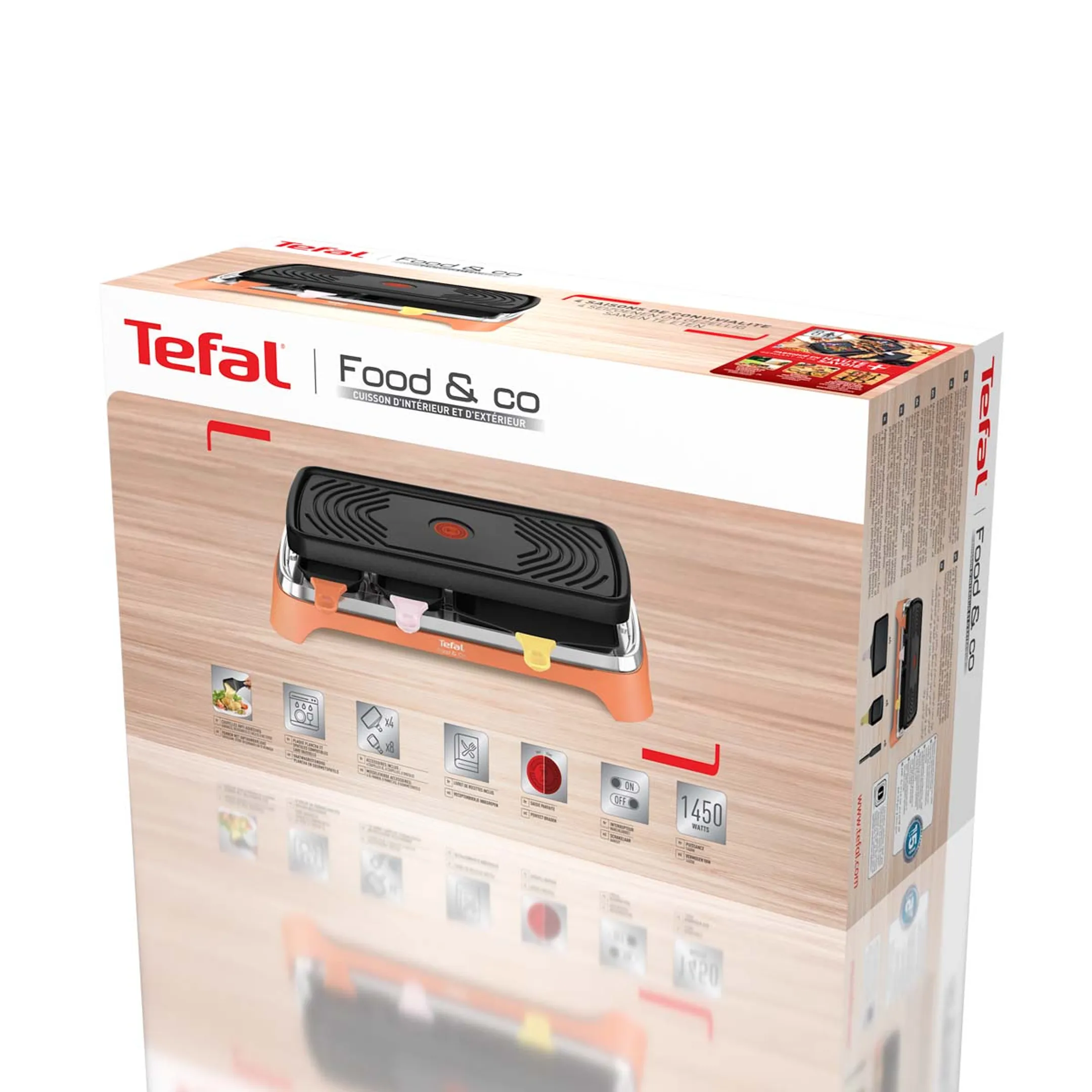 Tefal Raclette Food & Co RE651JFO image