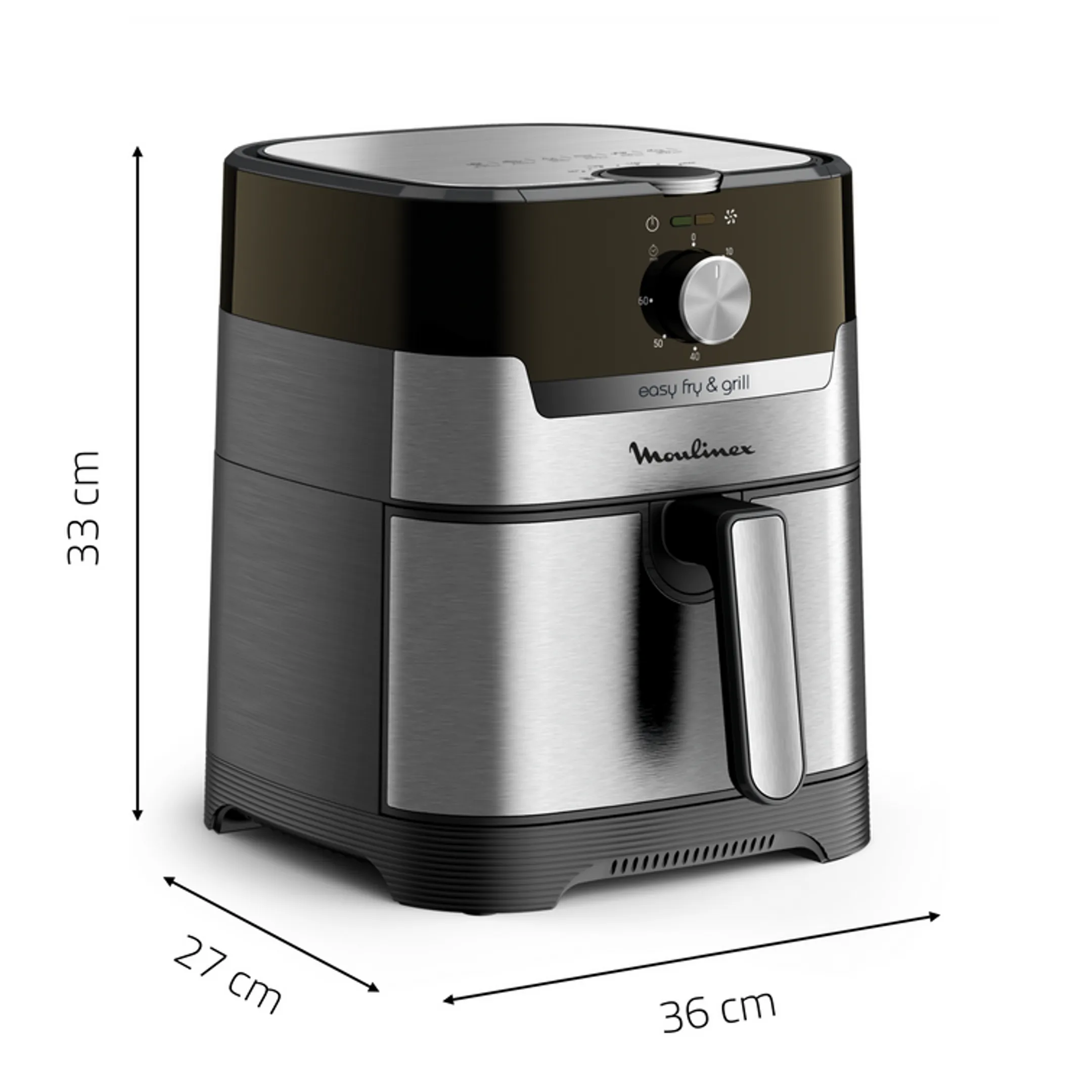 Moulinex Airfryer Easy Fry & Grill EZ501D10 - Argent image
