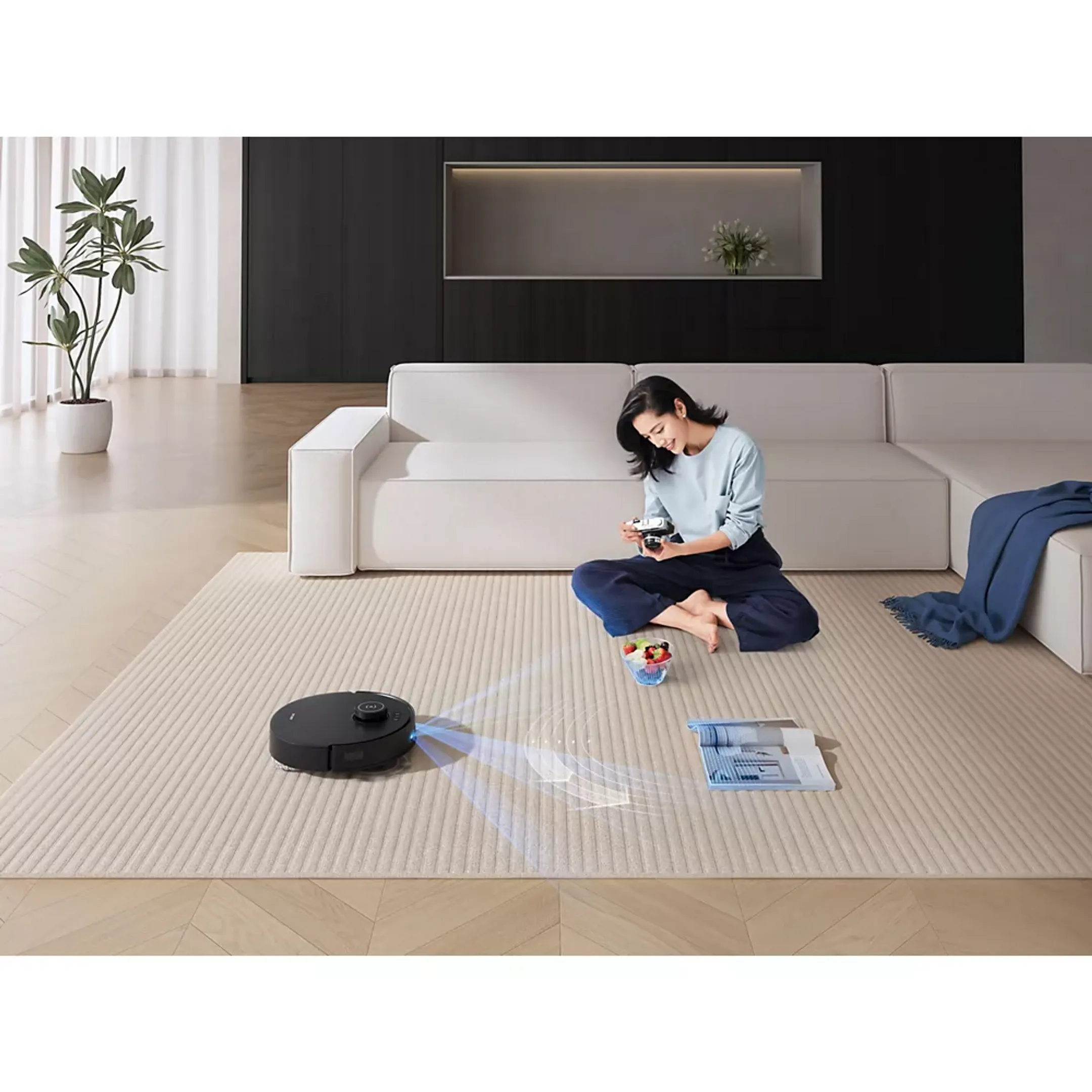 ECOVACS Robot vacuum cleaner Deebot T30s Combo Complete image