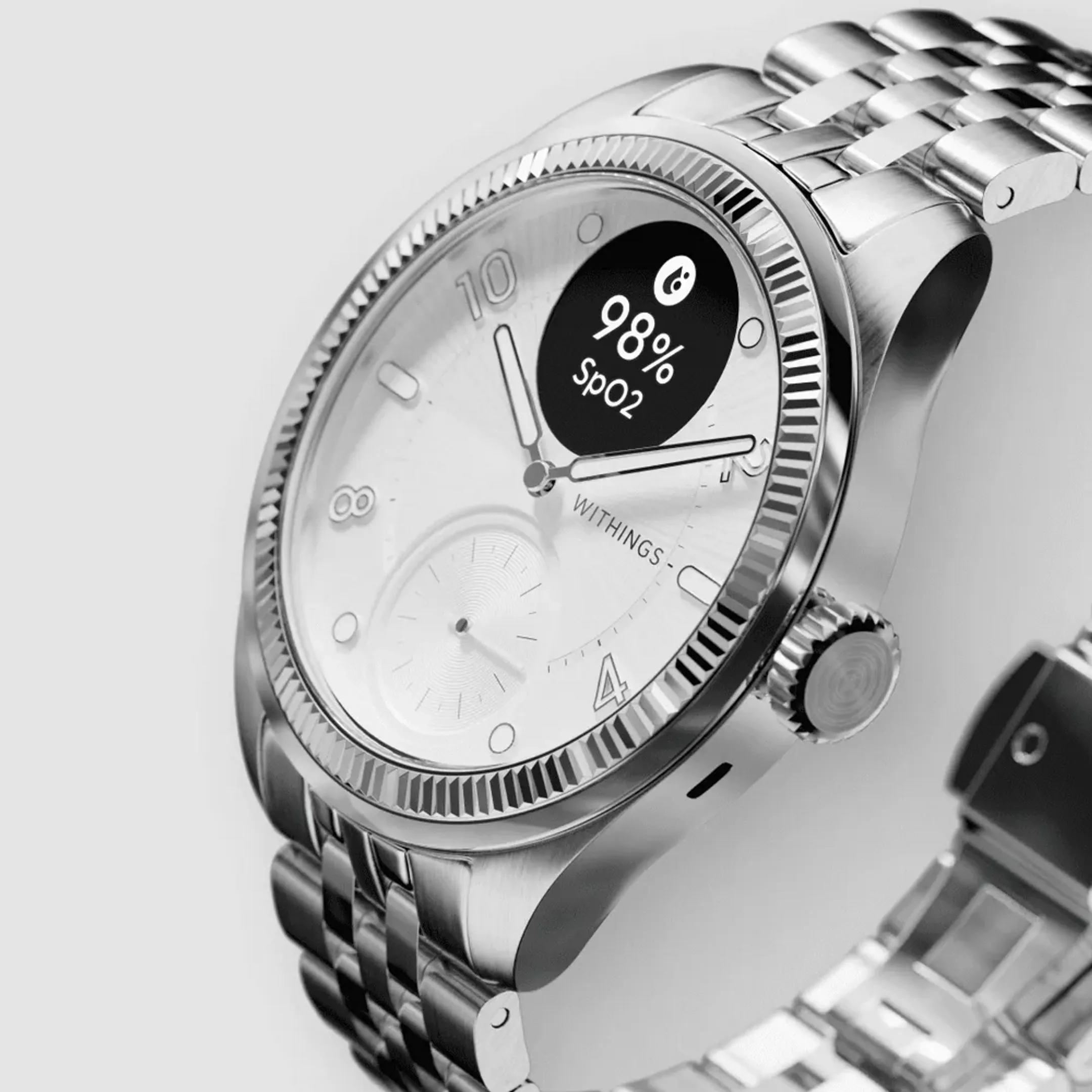 WITHINGS Smartwatch ScanWatch Nova Brilliant Edition - 39mm - Silber image