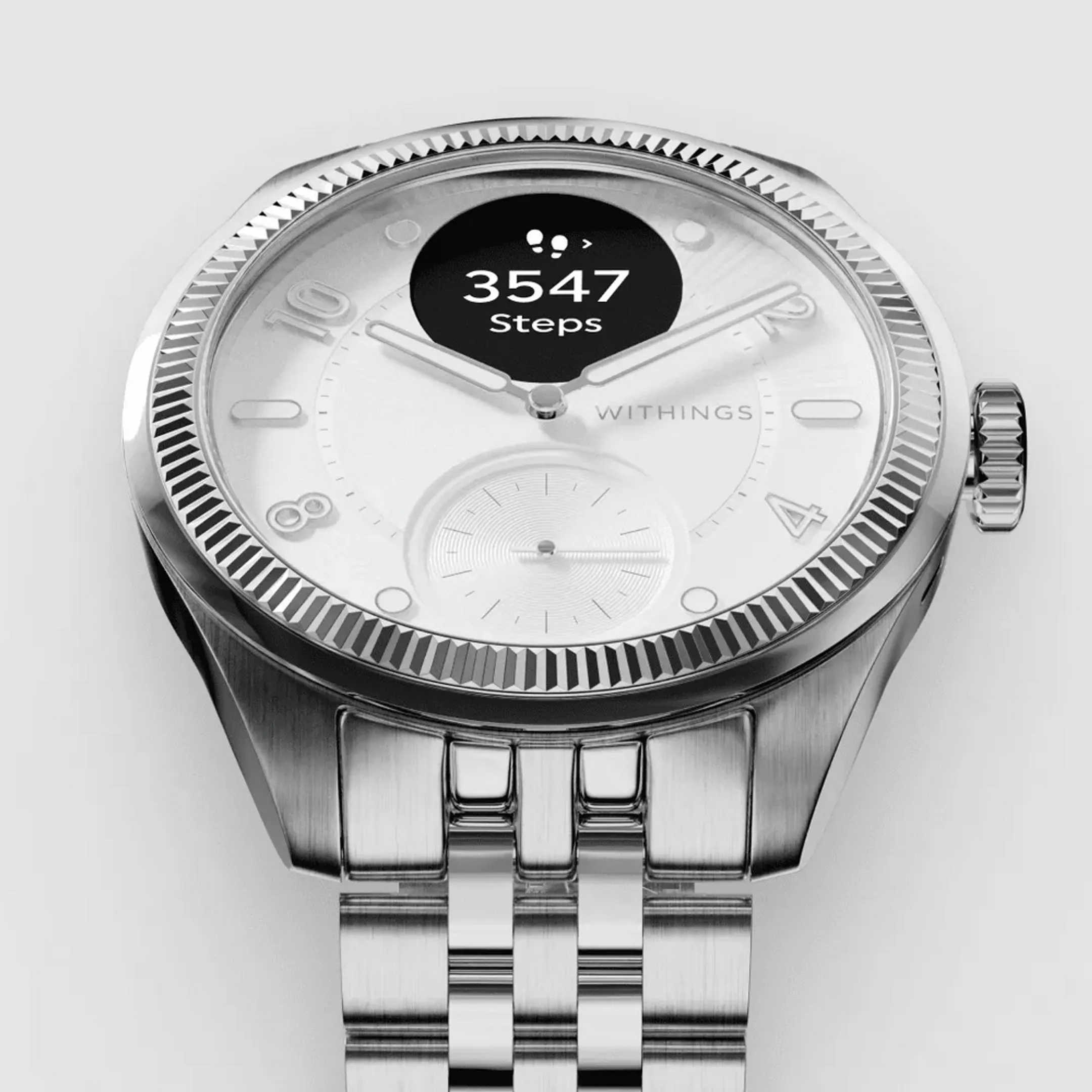 WITHINGS Smartwatch ScanWatch Nova Brilliant Edition - 39mm - Silber image