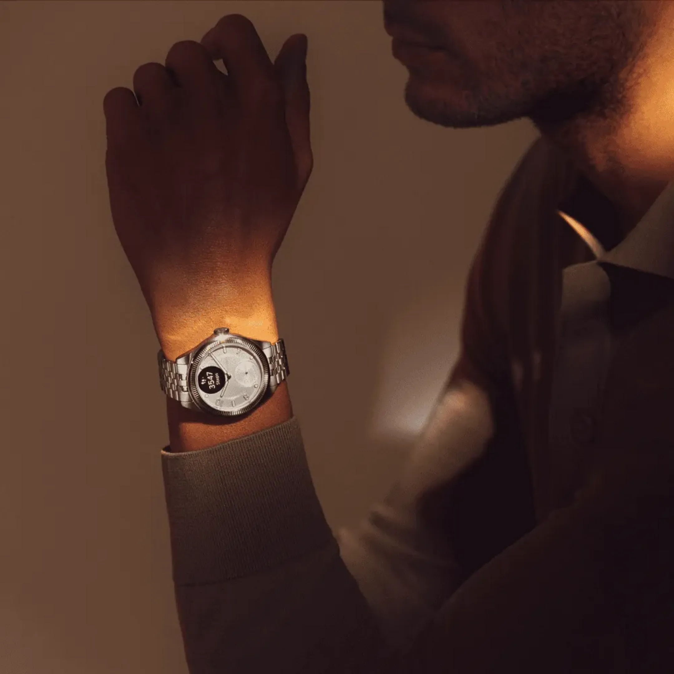 WITHINGS Smartwatch ScanWatch Nova Brilliant Edition - 39mm - Silber image