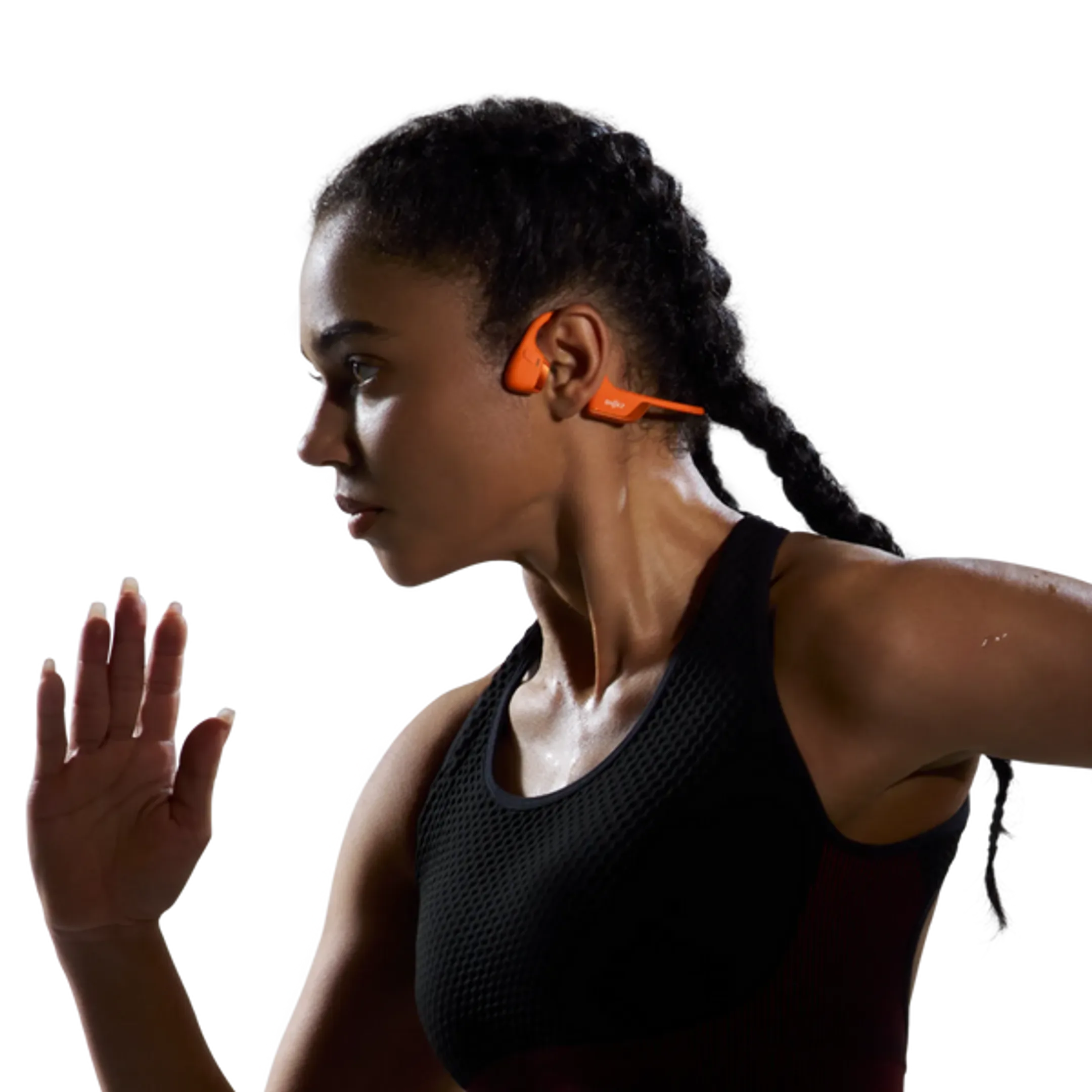 Shokz Ecouteurs sans fil à conduction osseuse OpenRun Pro 2 Mini - Orange image