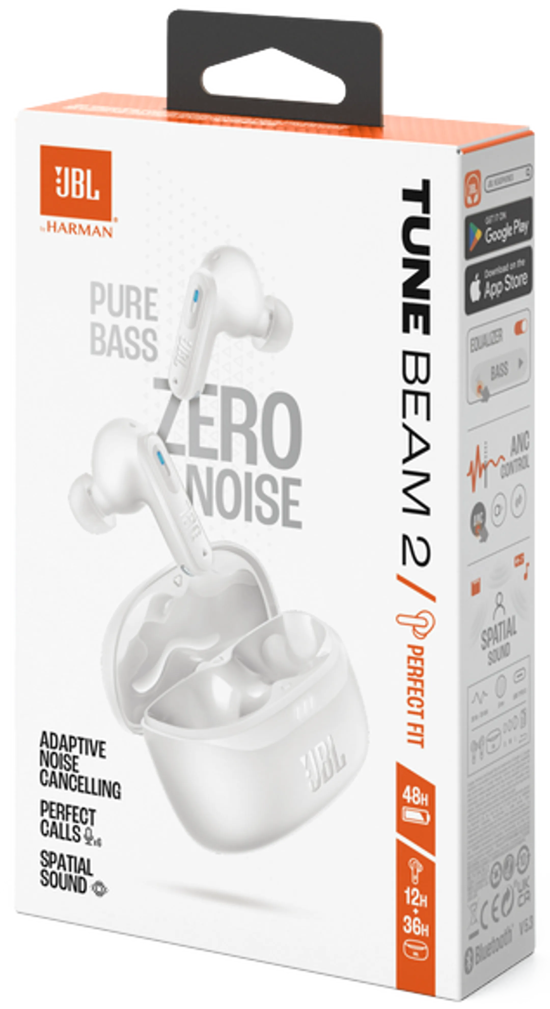 JBL Drahtlose Kopfhörer Tune Beam 2 - Weiss image