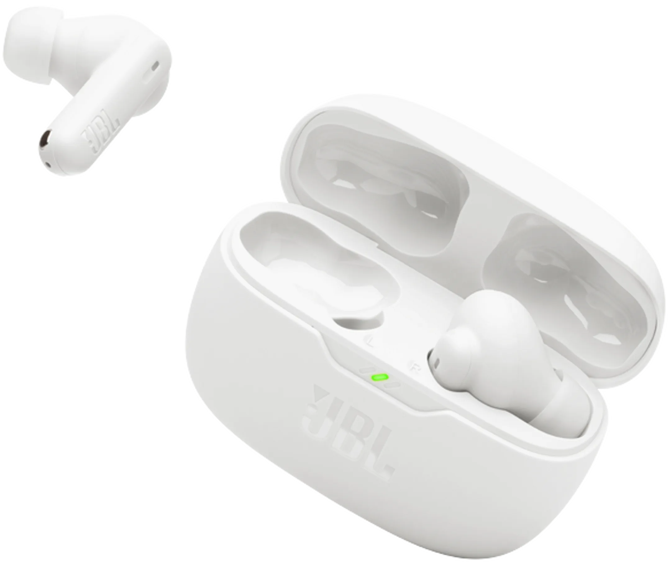 JBL Wireless Headphones Wave Beam 2 - White image