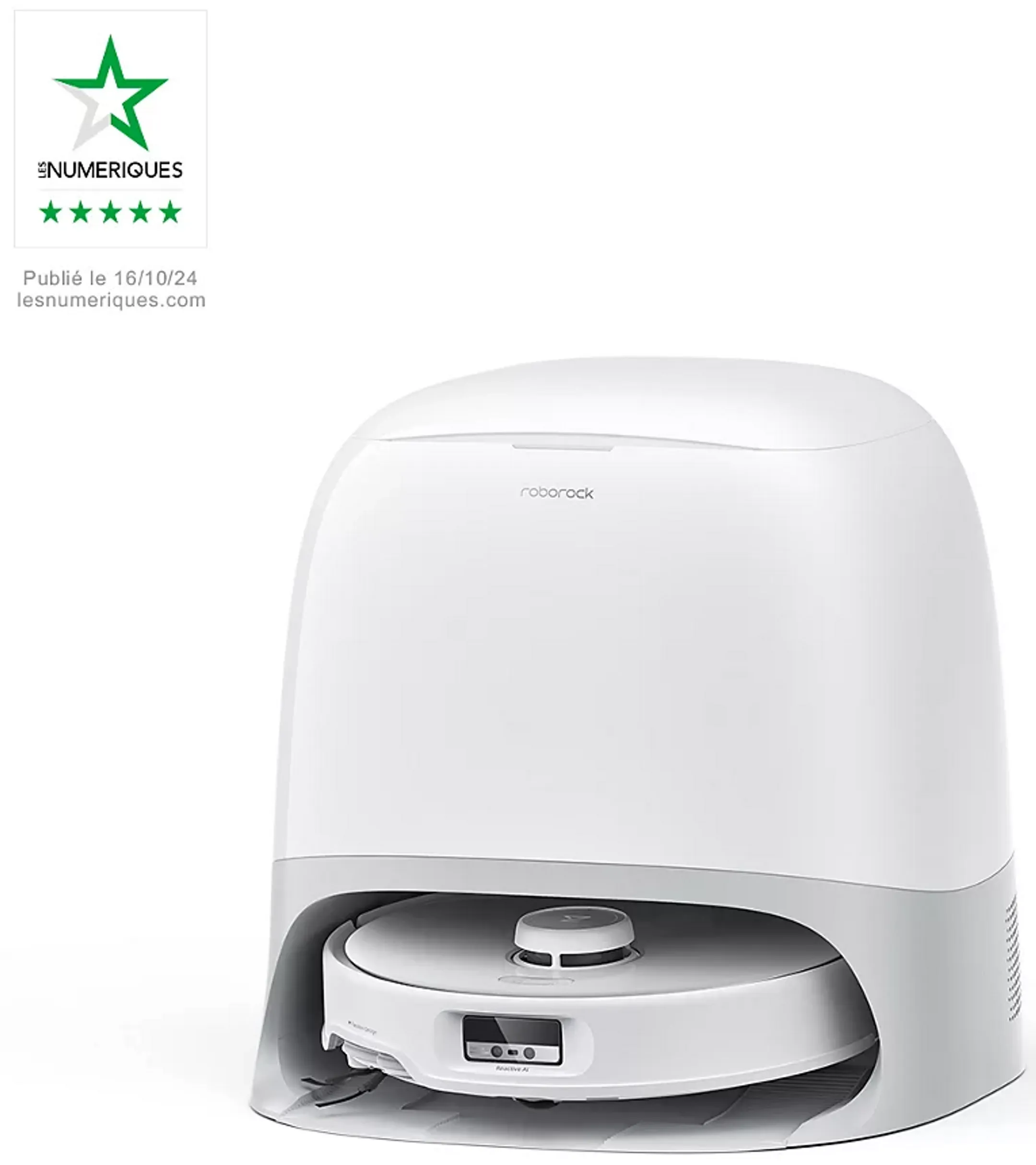 ROBOROCK Robot aspirateur laveur Qrevo Curv - Blanc image