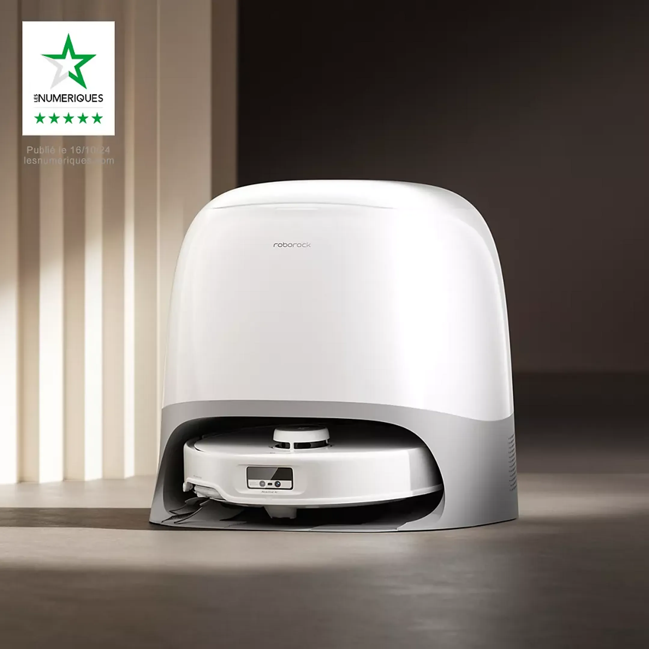 ROBOROCK Robot aspirateur laveur Qrevo Curv - Blanc image