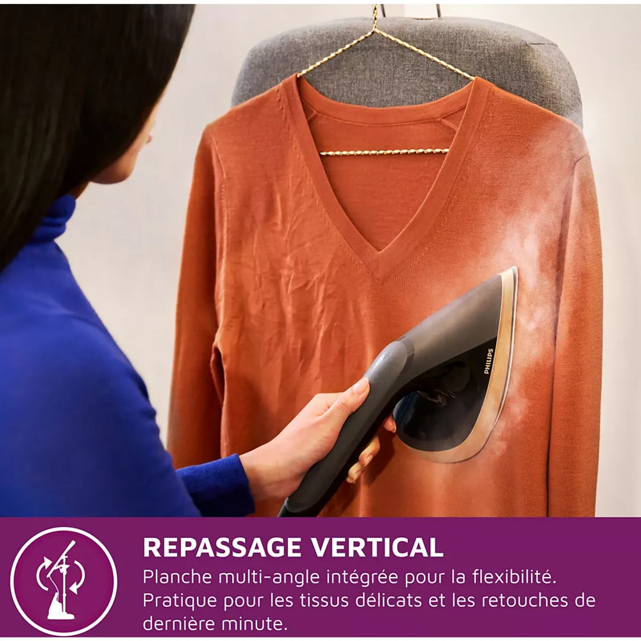 Philips Défroisseur vapeur All-in-One Serie 8500 AIS8540/80 image