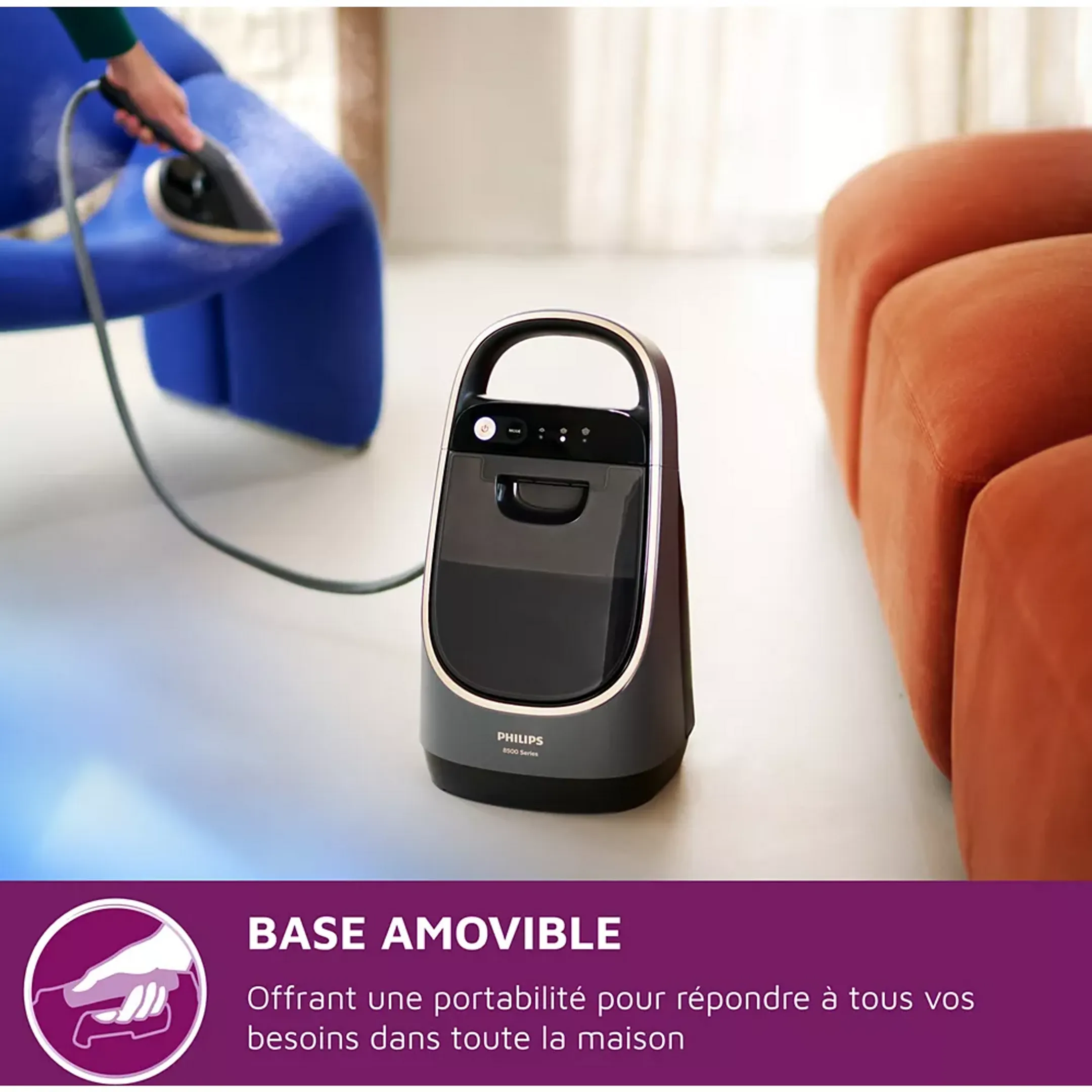 Philips Défroisseur vapeur All-in-One Serie 8500 AIS8540/80 image