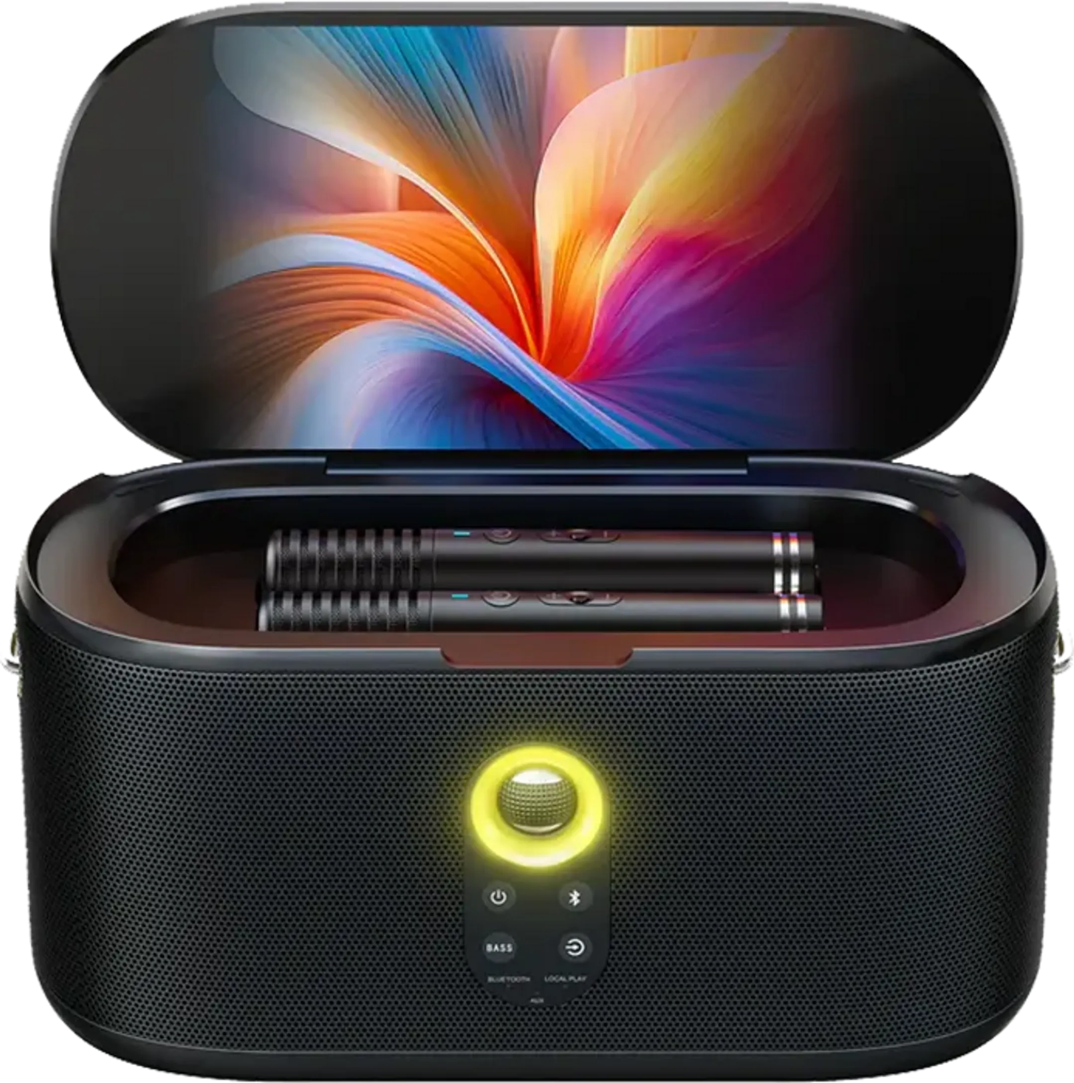 IKARAO Enceinte Karaoké Bluetooth Shell S1 avec 2 micros image