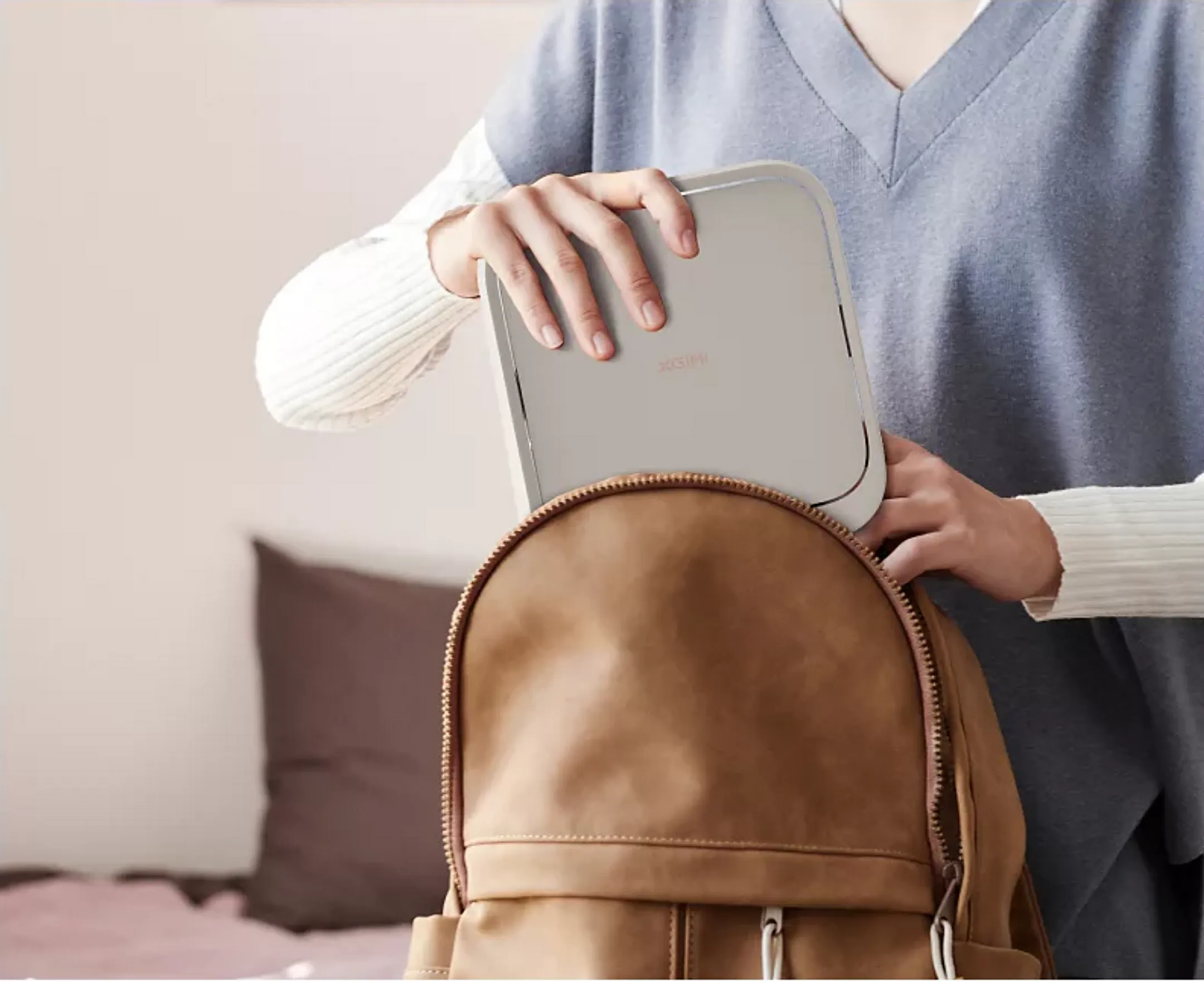 XGIMI Mini projecteur Elfin Flip - Blanc image