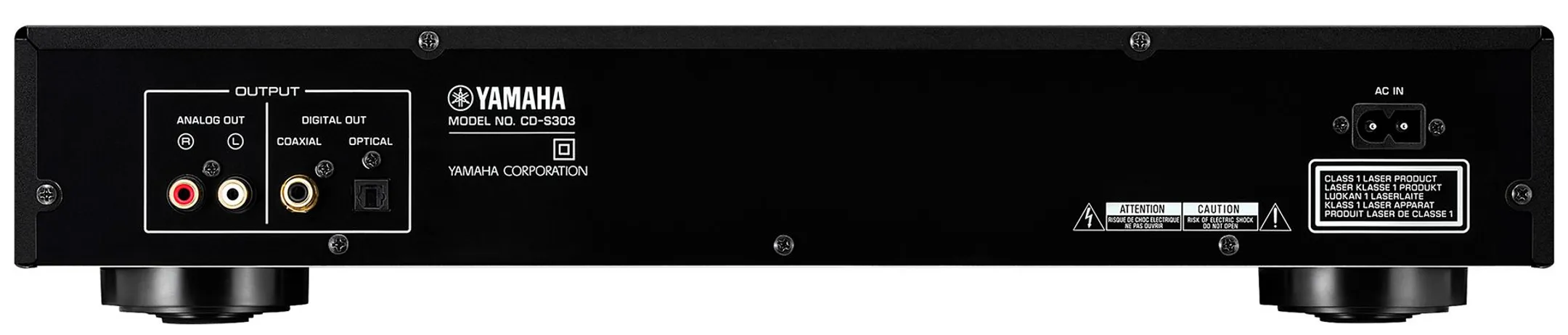 Yamaha CD player CD-S303 - Black image