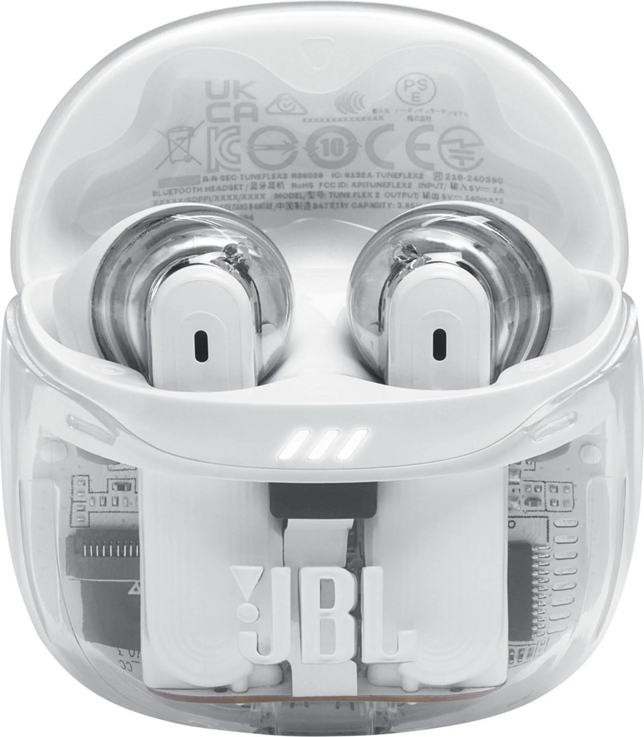 JBL Ecouteurs sans fil Tune Flex 2 - Ghost White image