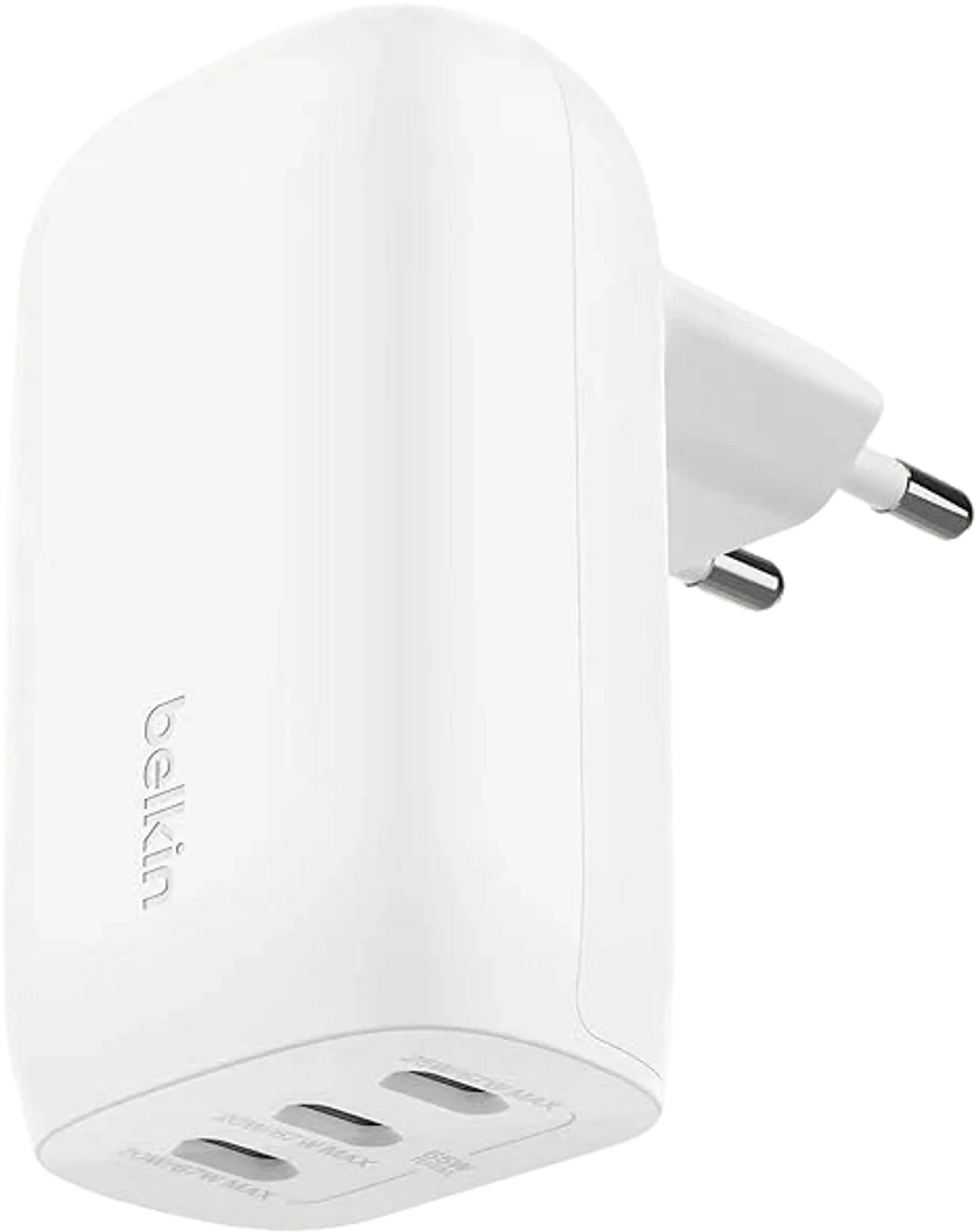 Chargeur BoostCharge 3 Ports USB-C - 67W - Blanc