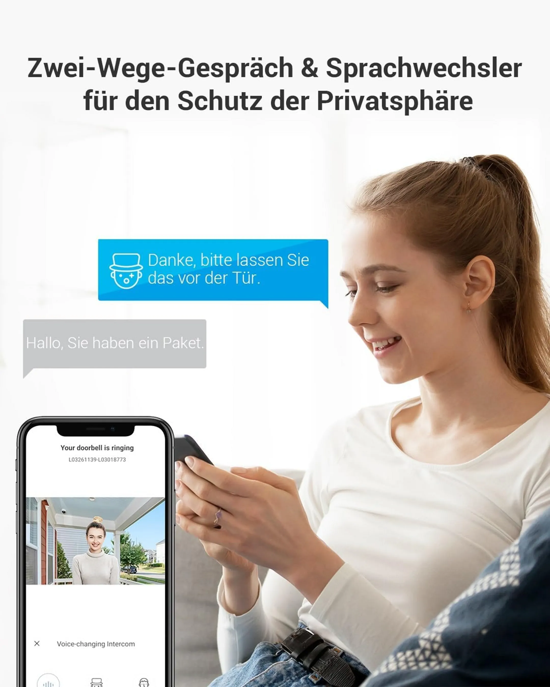Ezviz Angeschlossenes Bildtelefon HP7 2K image