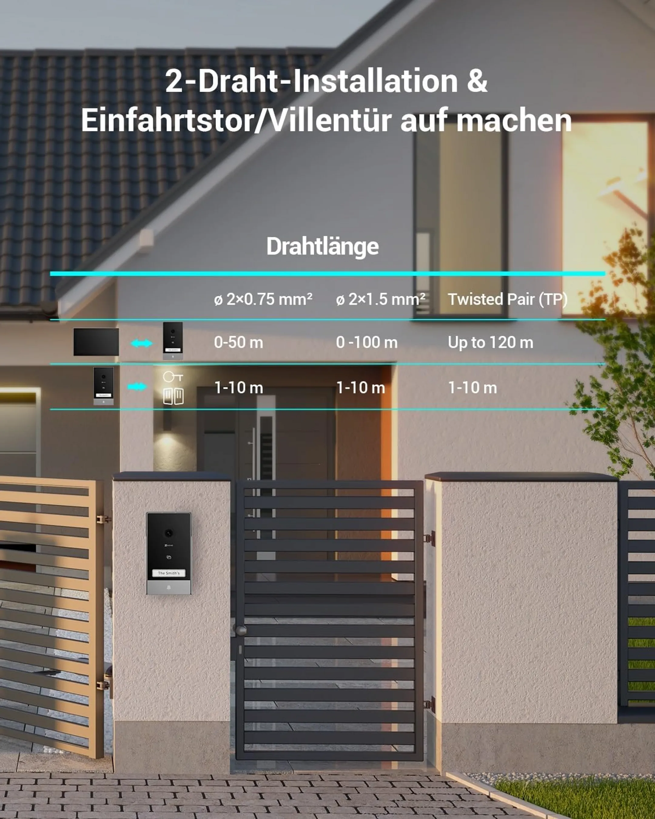 Ezviz Angeschlossenes Bildtelefon HP7 2K image