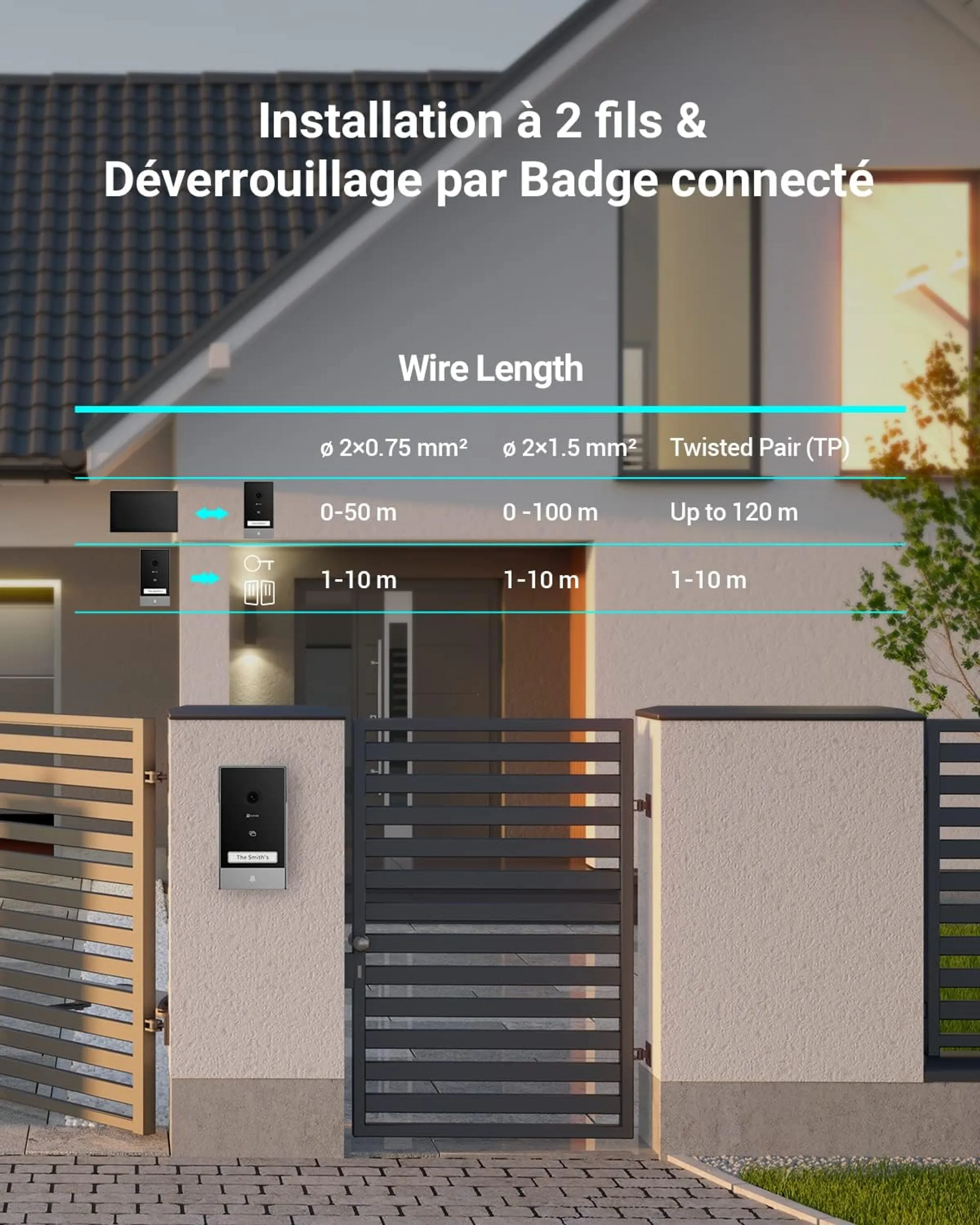 Ezviz Visiophone connecté HP7 2K image