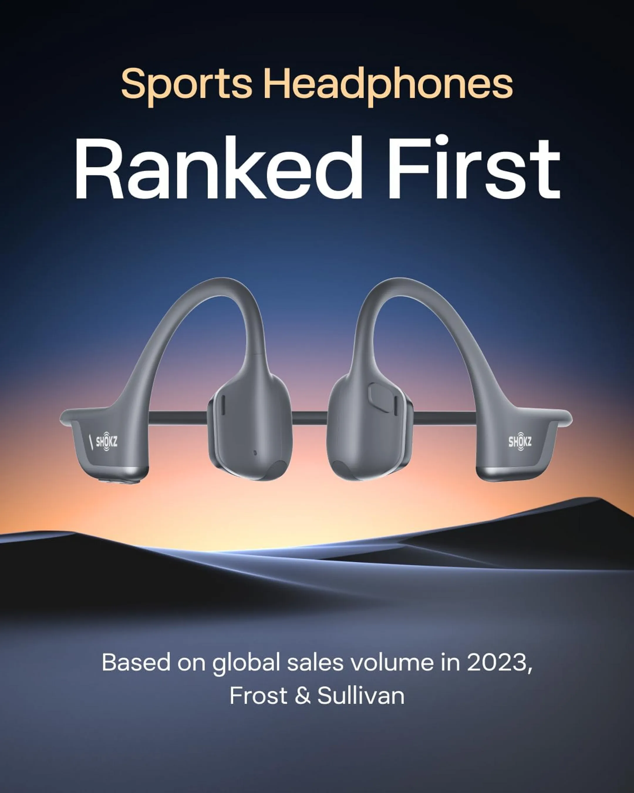 Shokz Ecouteurs sans fil à conduction osseuse OpenRun Pro 2 Mini - Noir image