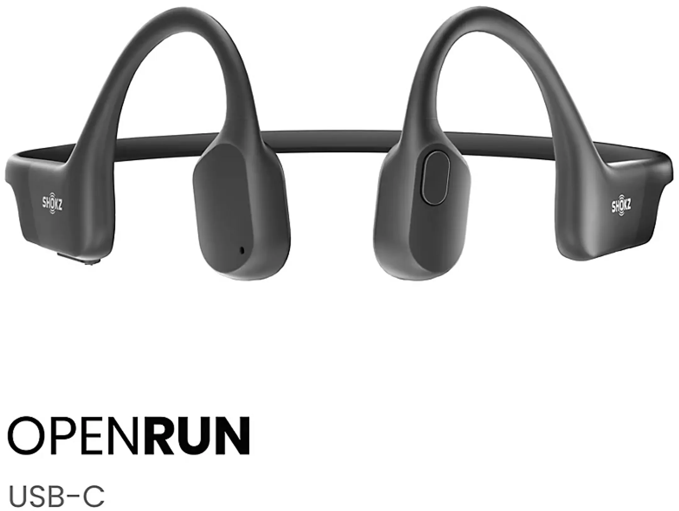 Shokz Ecouteurs sans fil à conduction osseuse OpenRun - Noir image