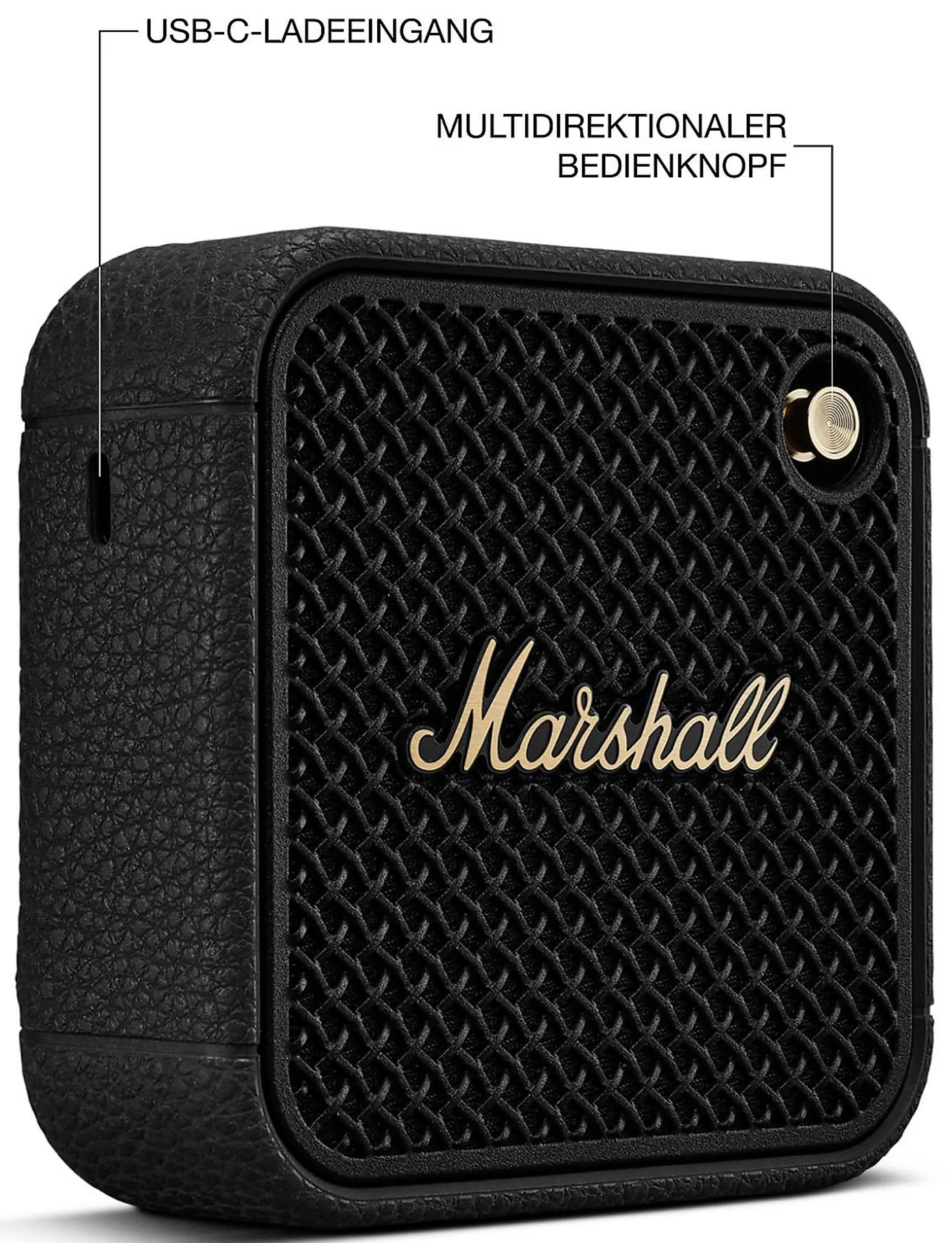 Marshall Bluetooth-Lautsprecher Willen II - Black & Brass image