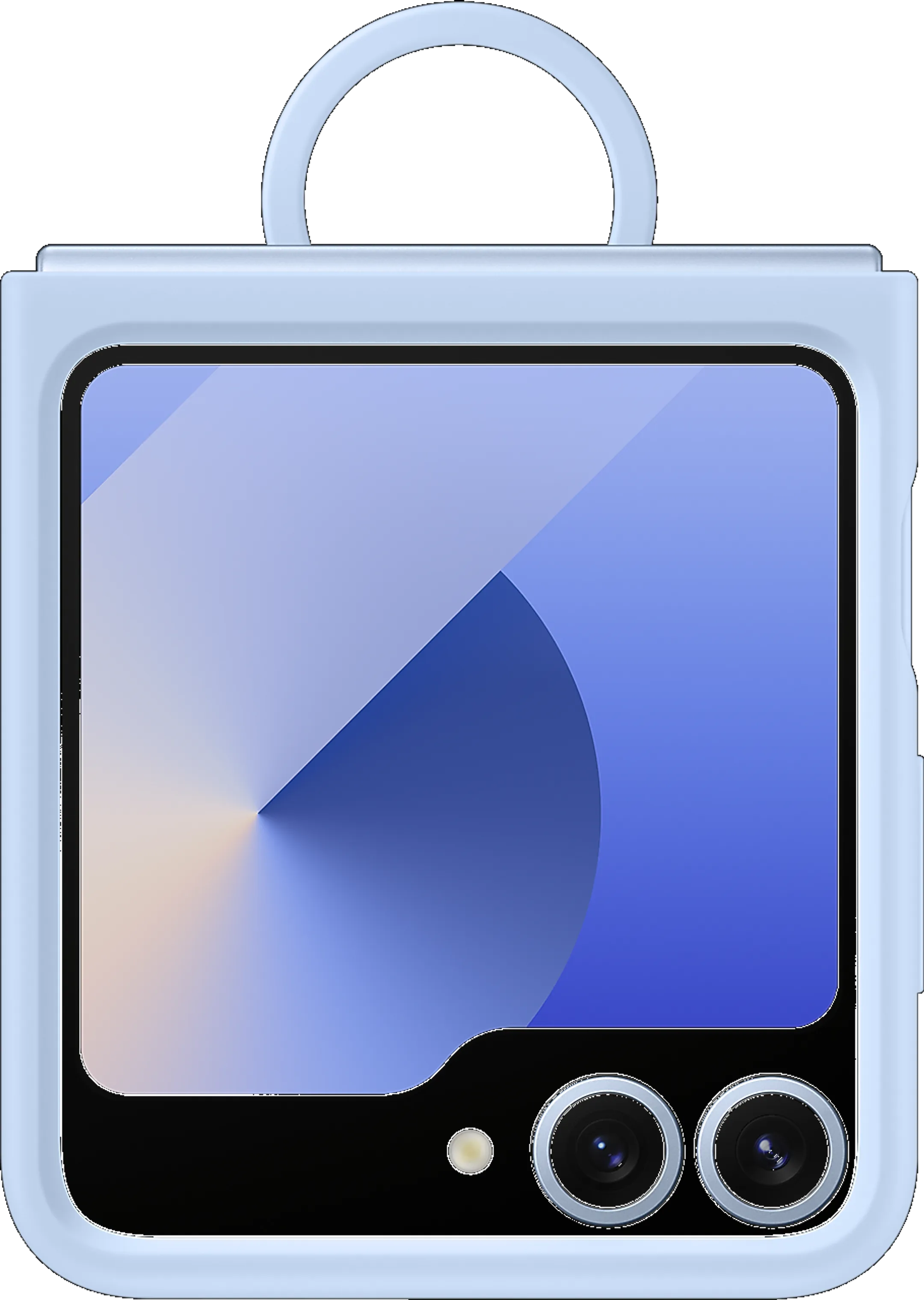 Silicone cover for Galaxy Z Flip6 - Blue