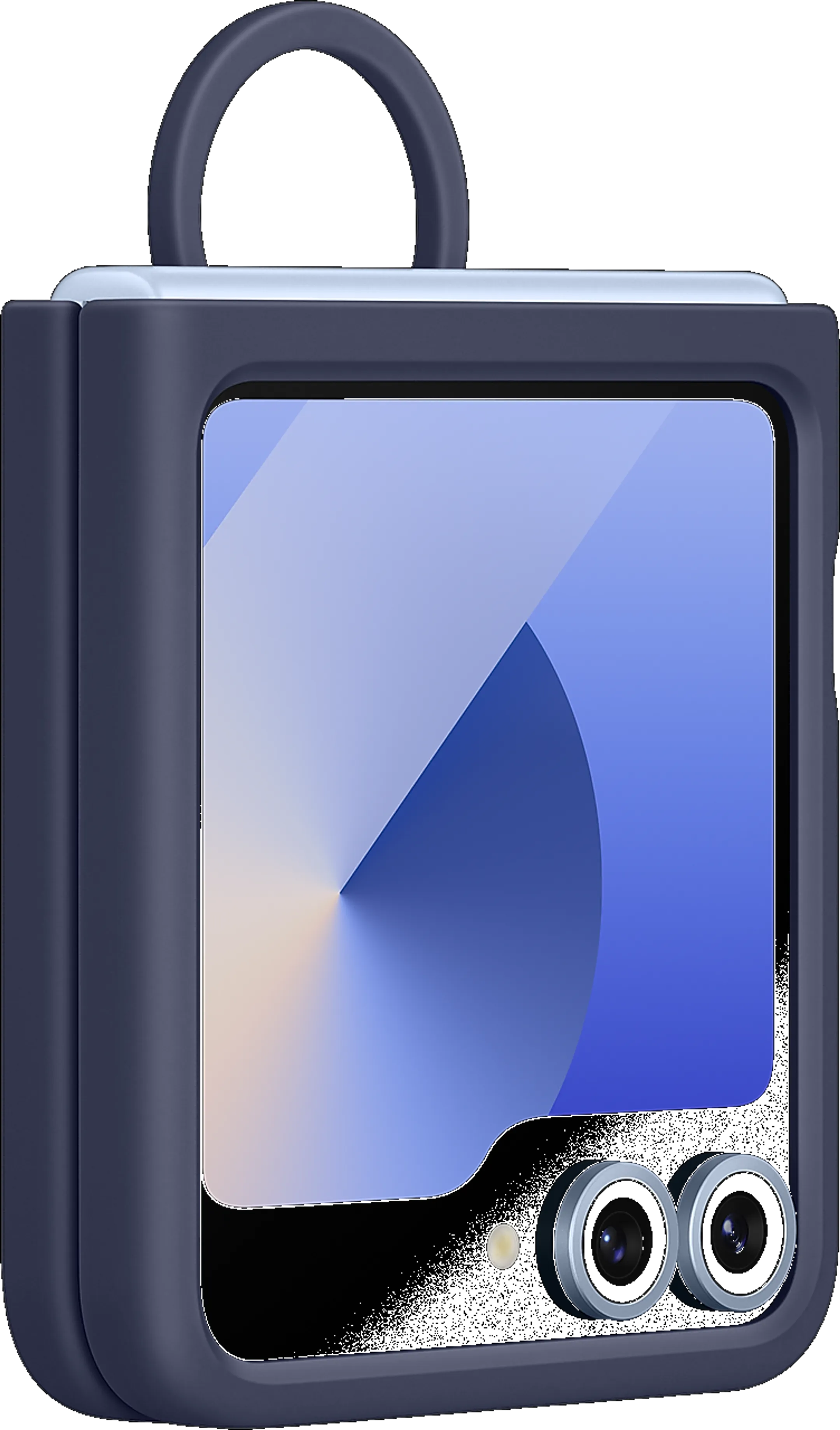 Samsung Silicone cover for Galaxy Z Flip6 - Navy image