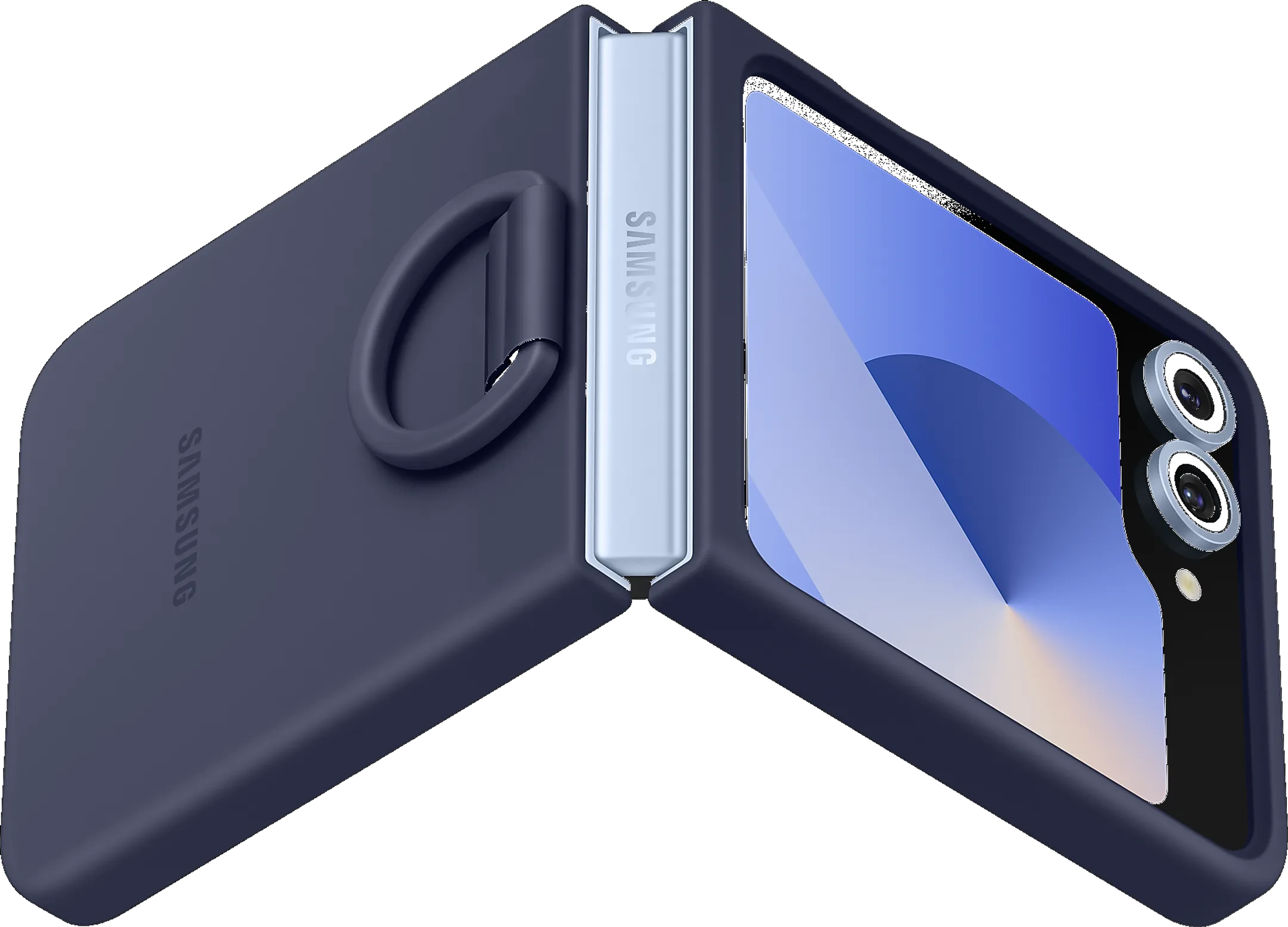Samsung Silicone cover for Galaxy Z Flip6 - Navy image