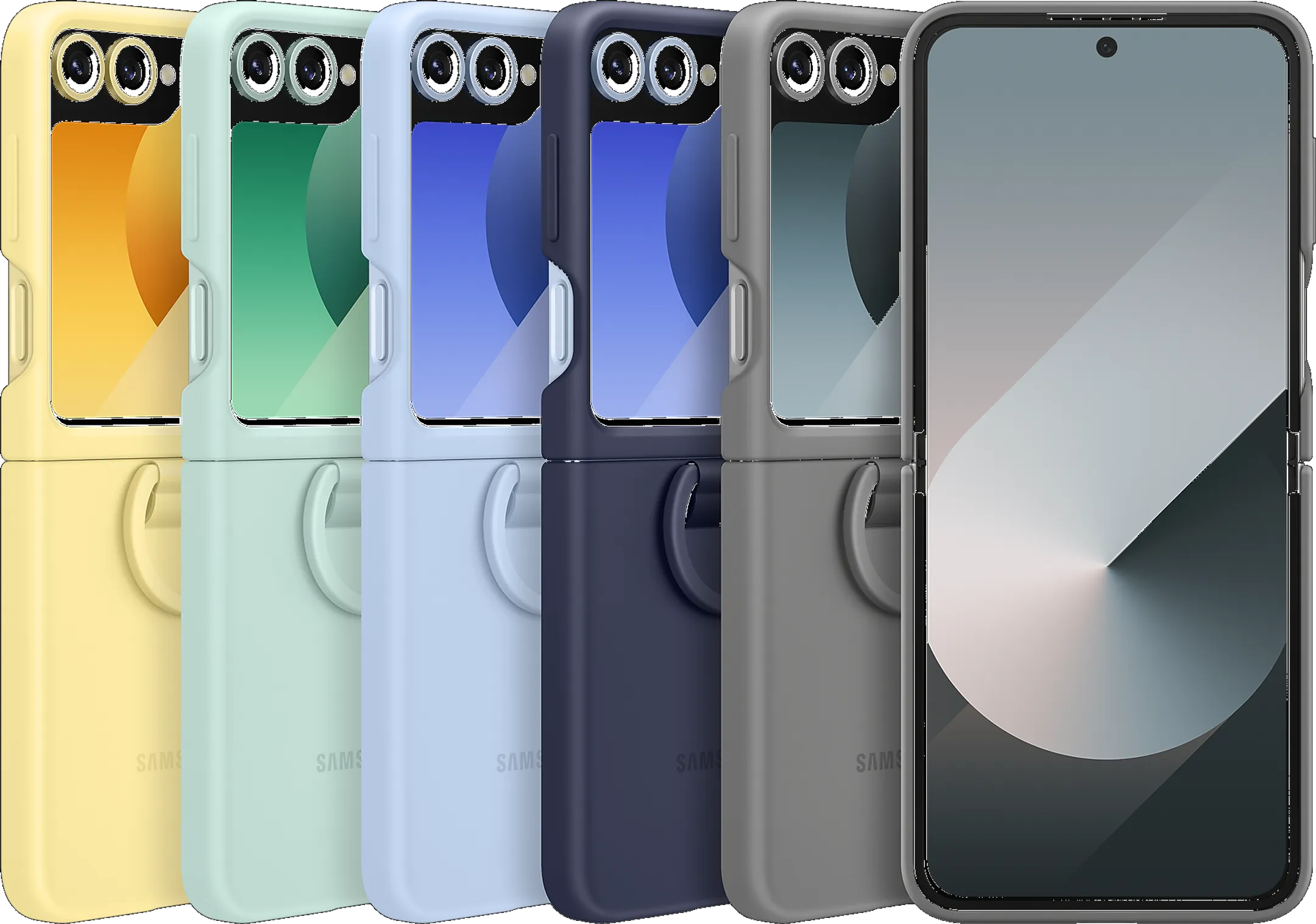 Samsung Silicone cover for Galaxy Z Flip6 - Navy image