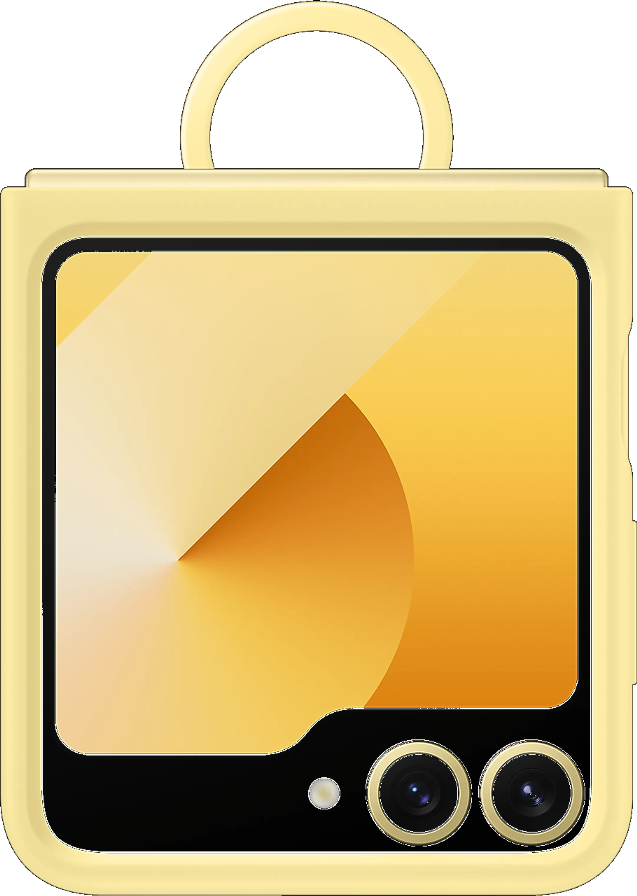 Silicone cover for Galaxy Z Flip6 - Yellow