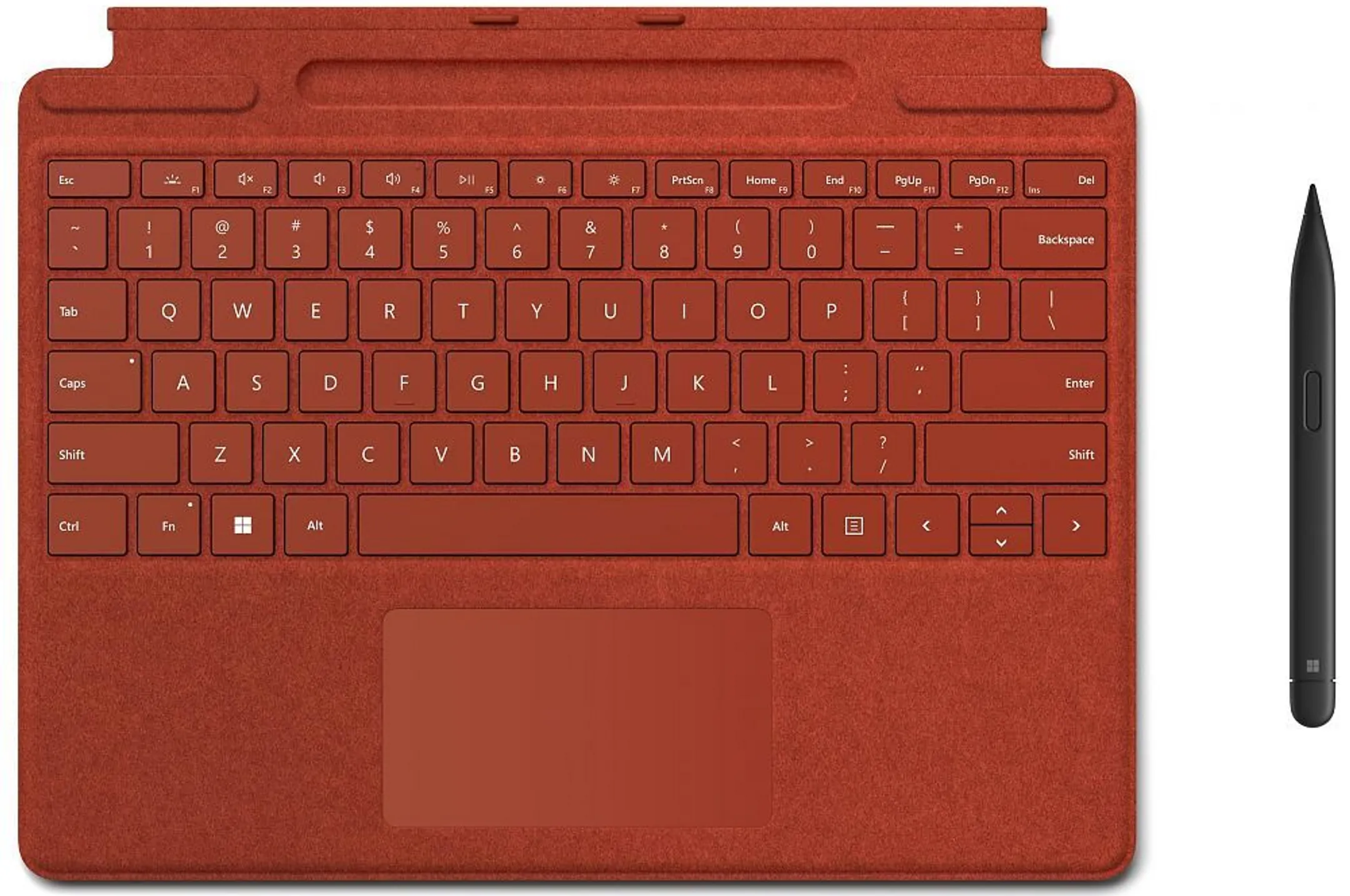 Microsoft Surface Pro Signature Keyboard mit Slim Pen 2 - Azerty - Rot image