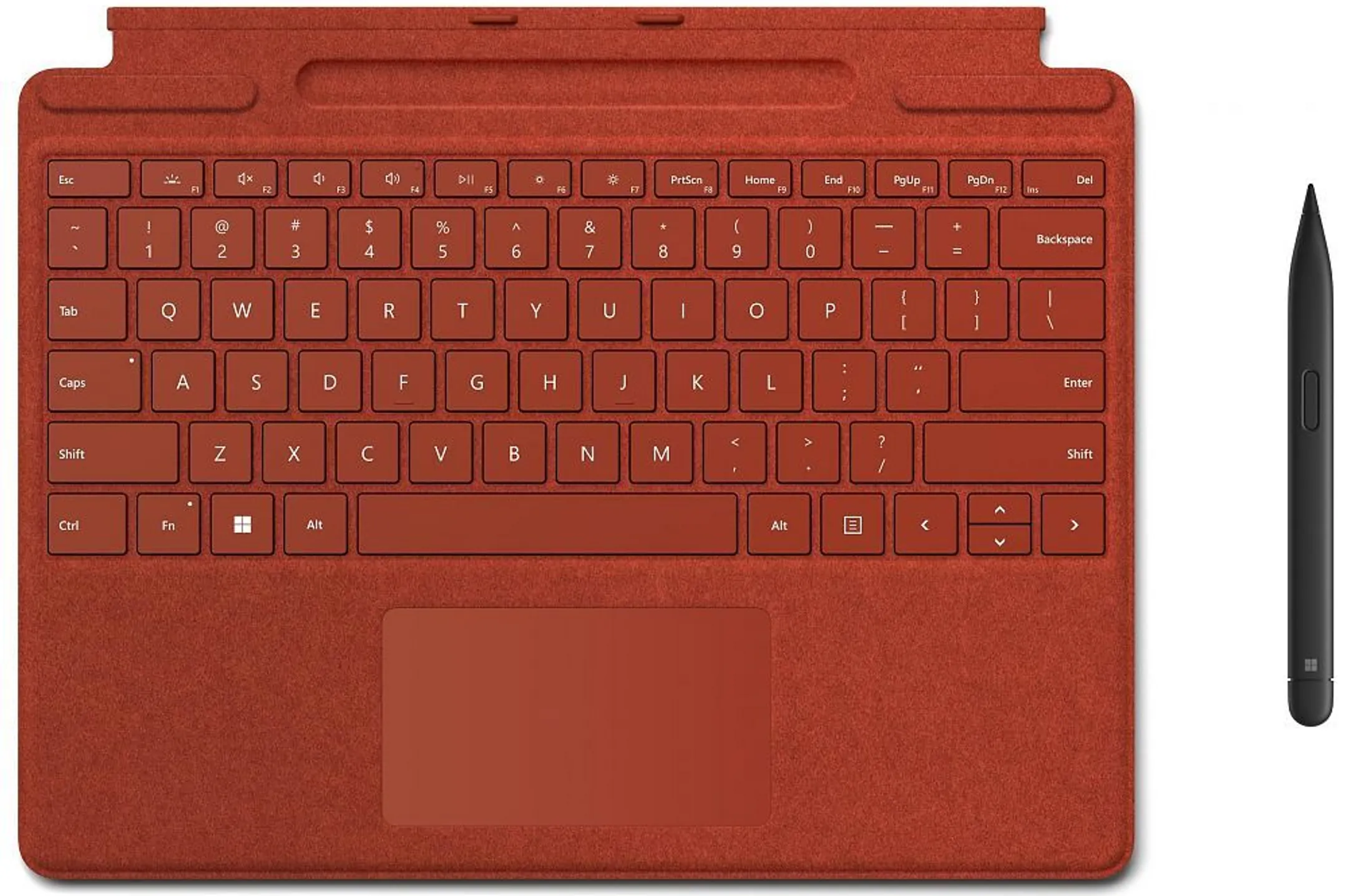Microsoft Surface Pro Signature Keyboard mit Slim Pen 2 - Qwertz - Rot image