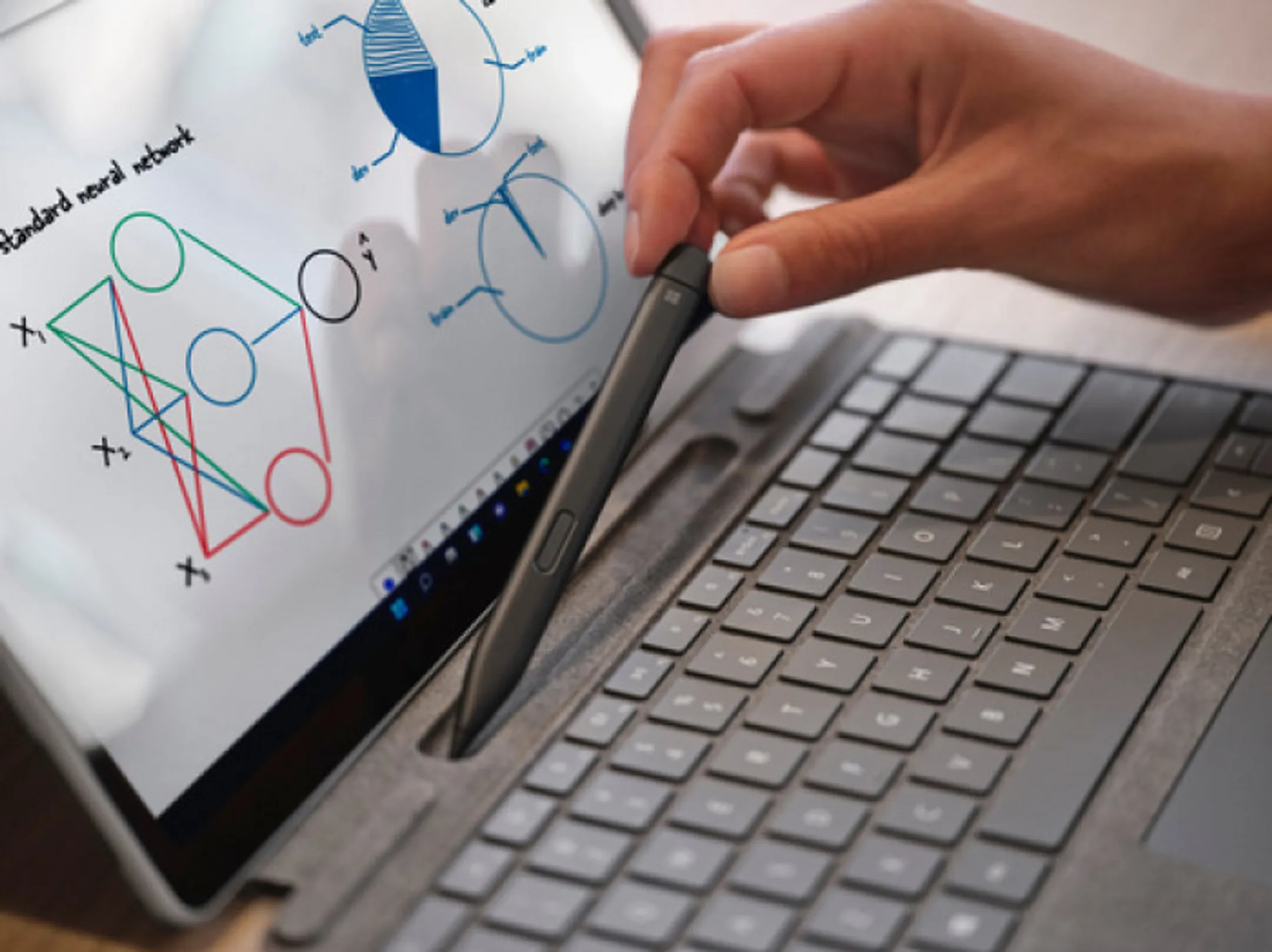 Microsoft Surface Pro Signature Keyboard mit Slim Pen 2 - Azerty - Rot image