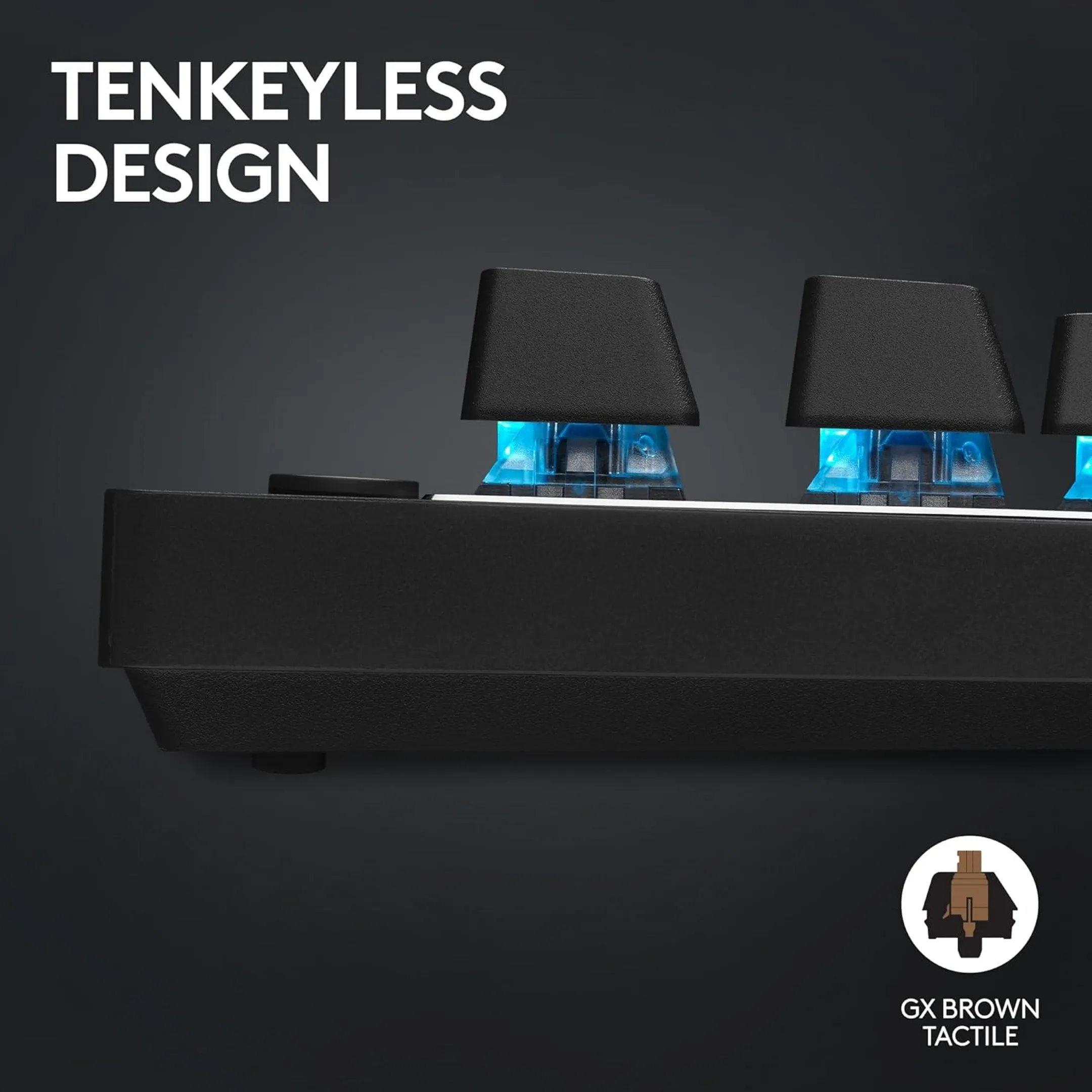 Logitech G Wireless Gaming Keyboard Pro X TKL Lightspeed - QWERTZ - Black image