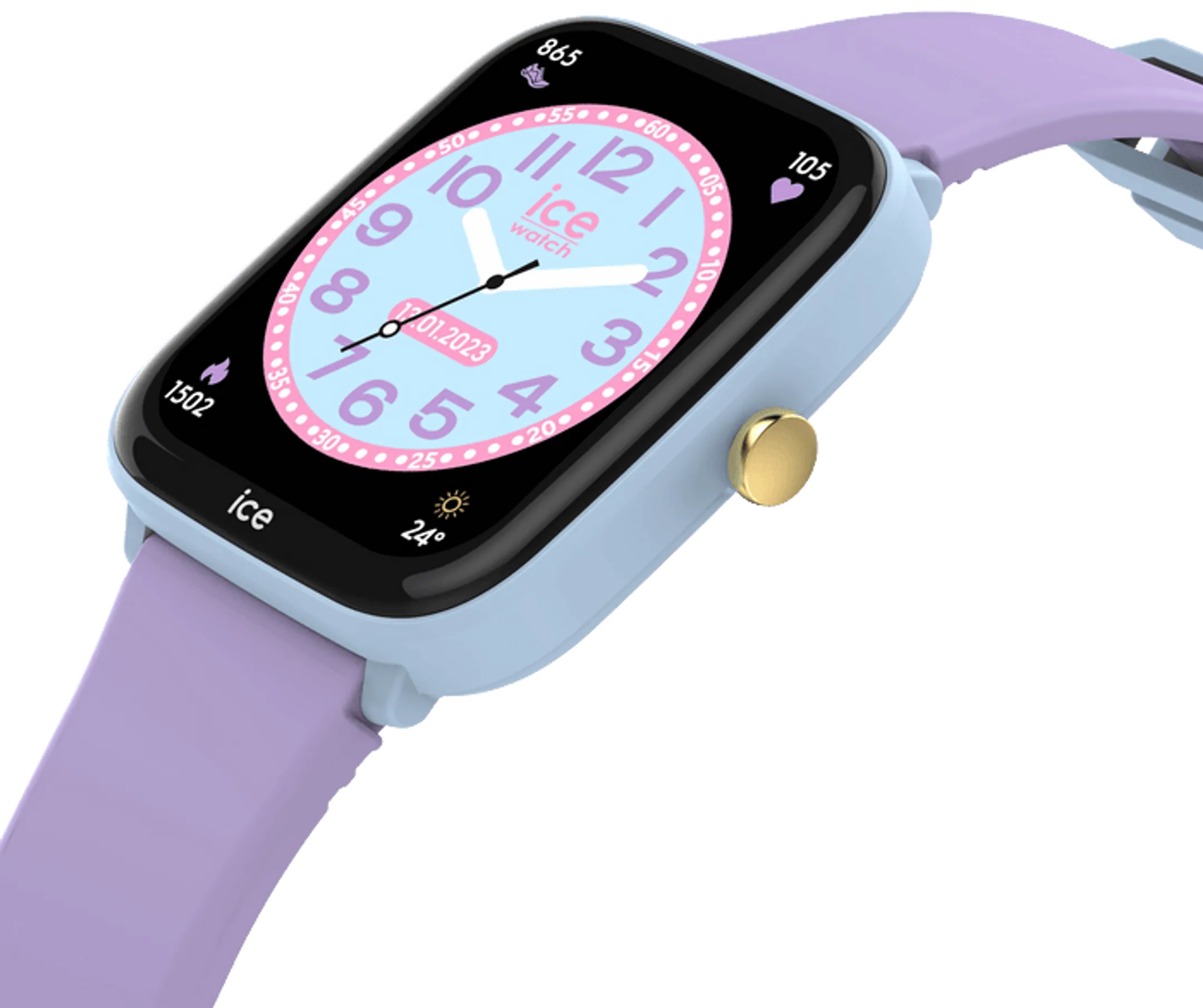ICE WATCH Smartwatch pour enfant Ice Smart Junior 2.0 - Soft Blue Purple image