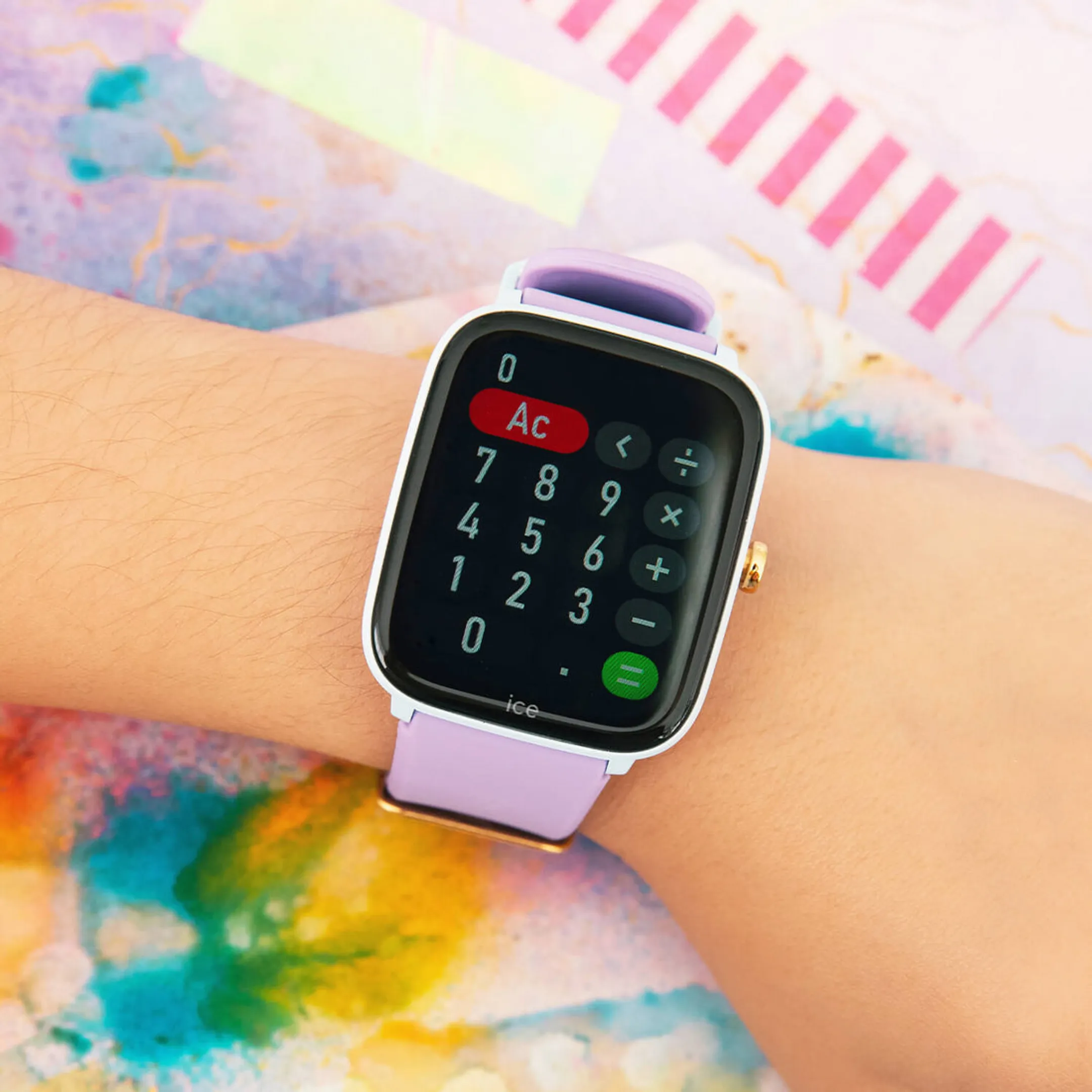 ICE WATCH Smartwatch pour enfant Ice Smart Junior 2.0 - Soft Blue Purple image