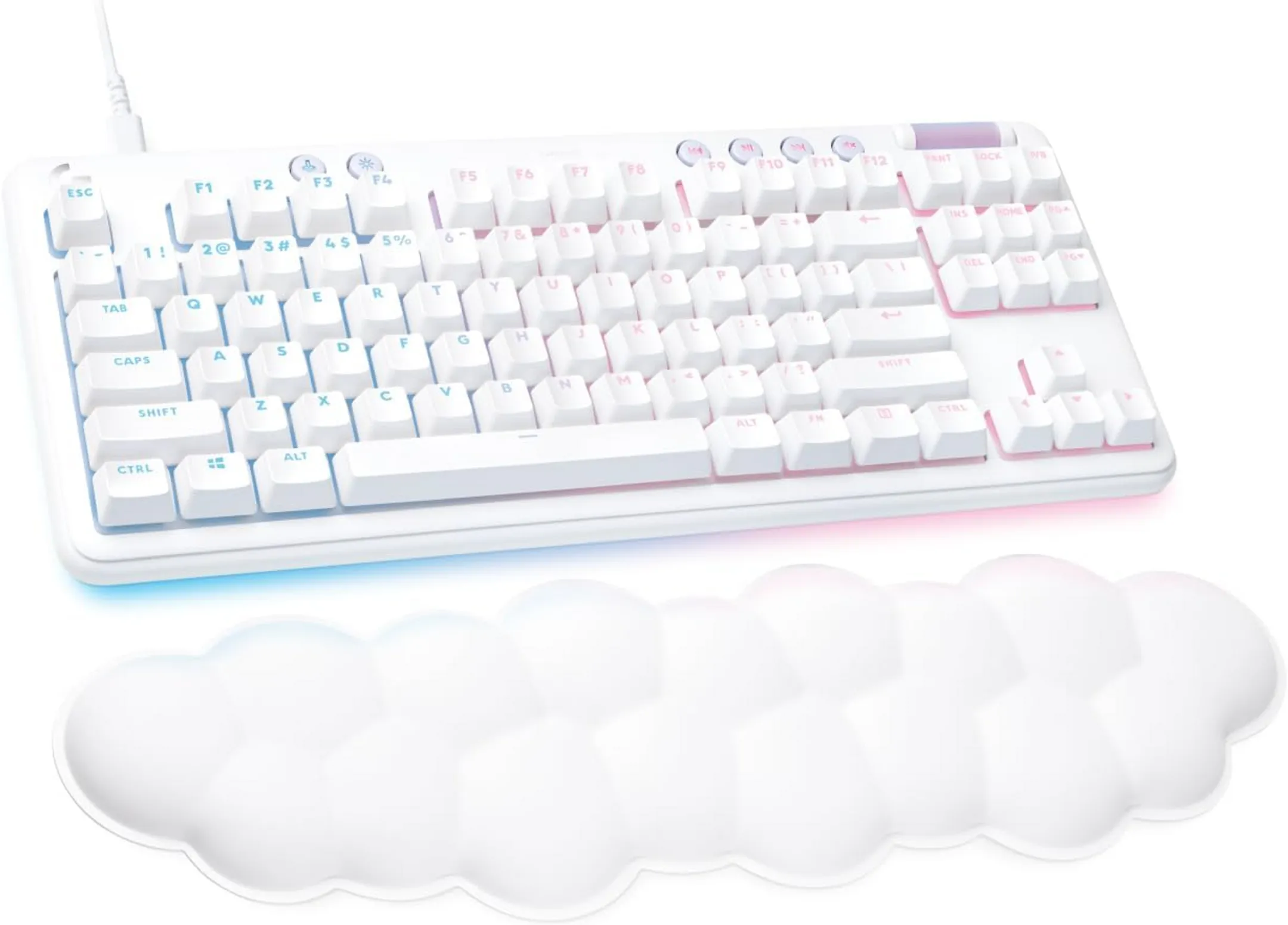 Logitech G Clavier Gaming G713 TKL - Qwertz - Blanc image