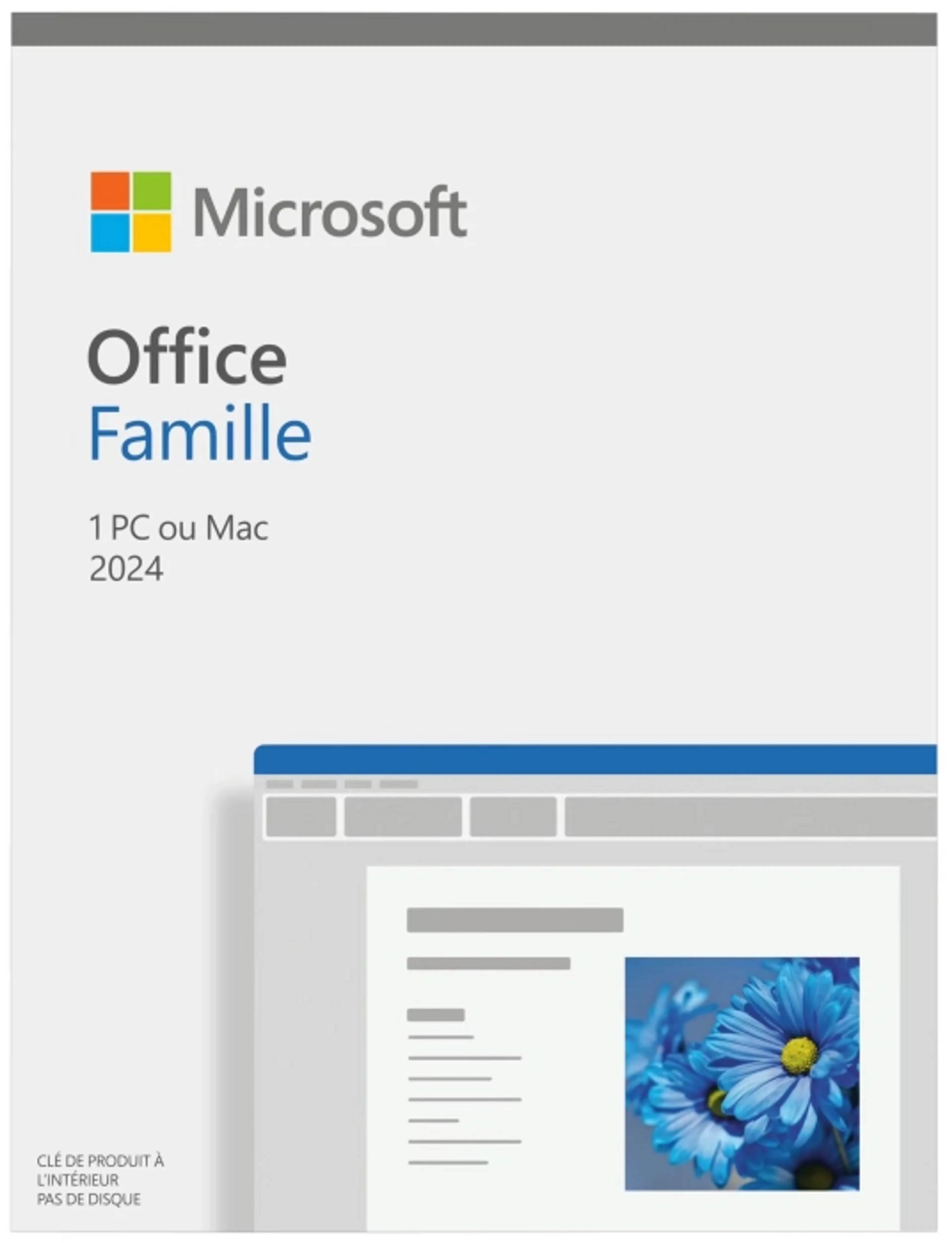 Bundle product Office Famille 2024 - 1 PC - FR - EP2-06842