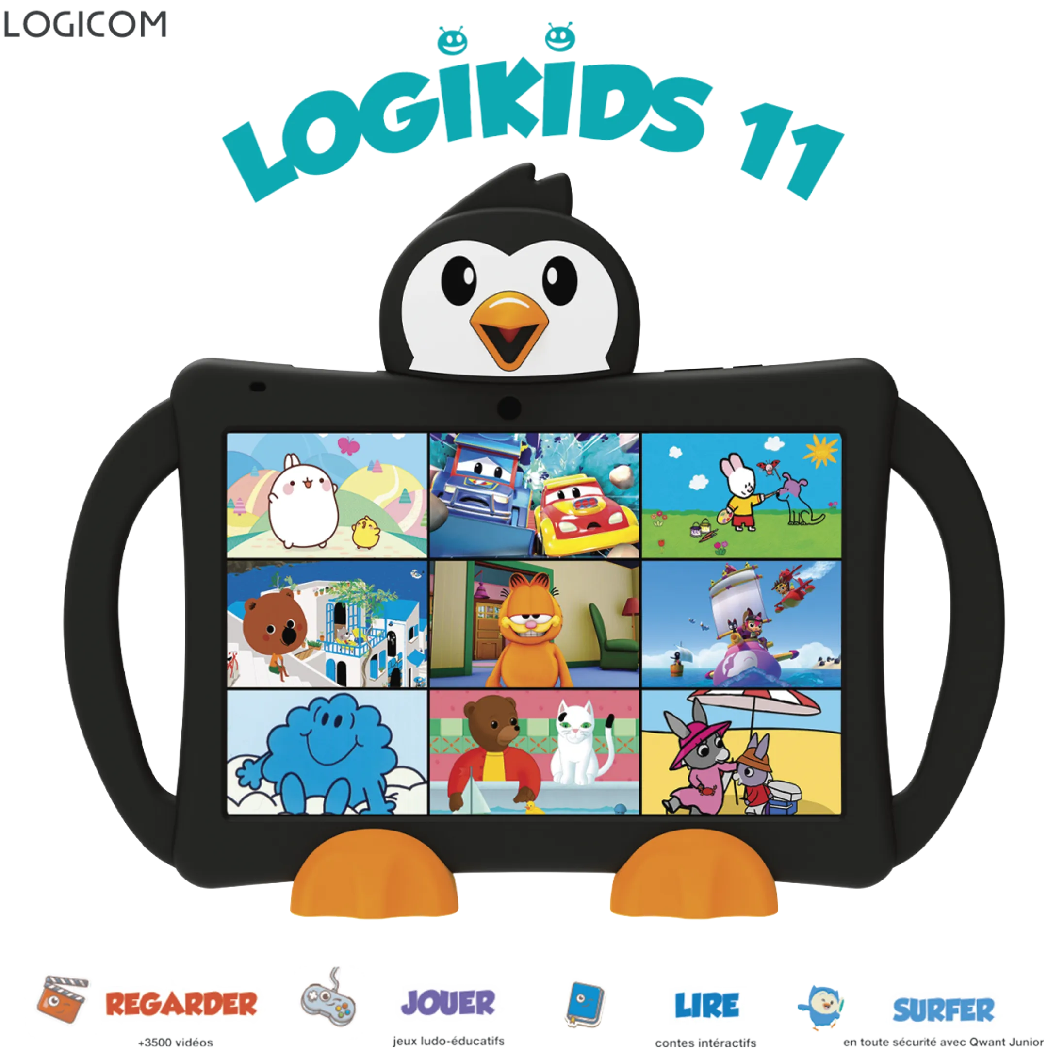 LOGICOM 10,1“ Kindertablet LOGIKIDS 11 - 32GB - Schwarz image