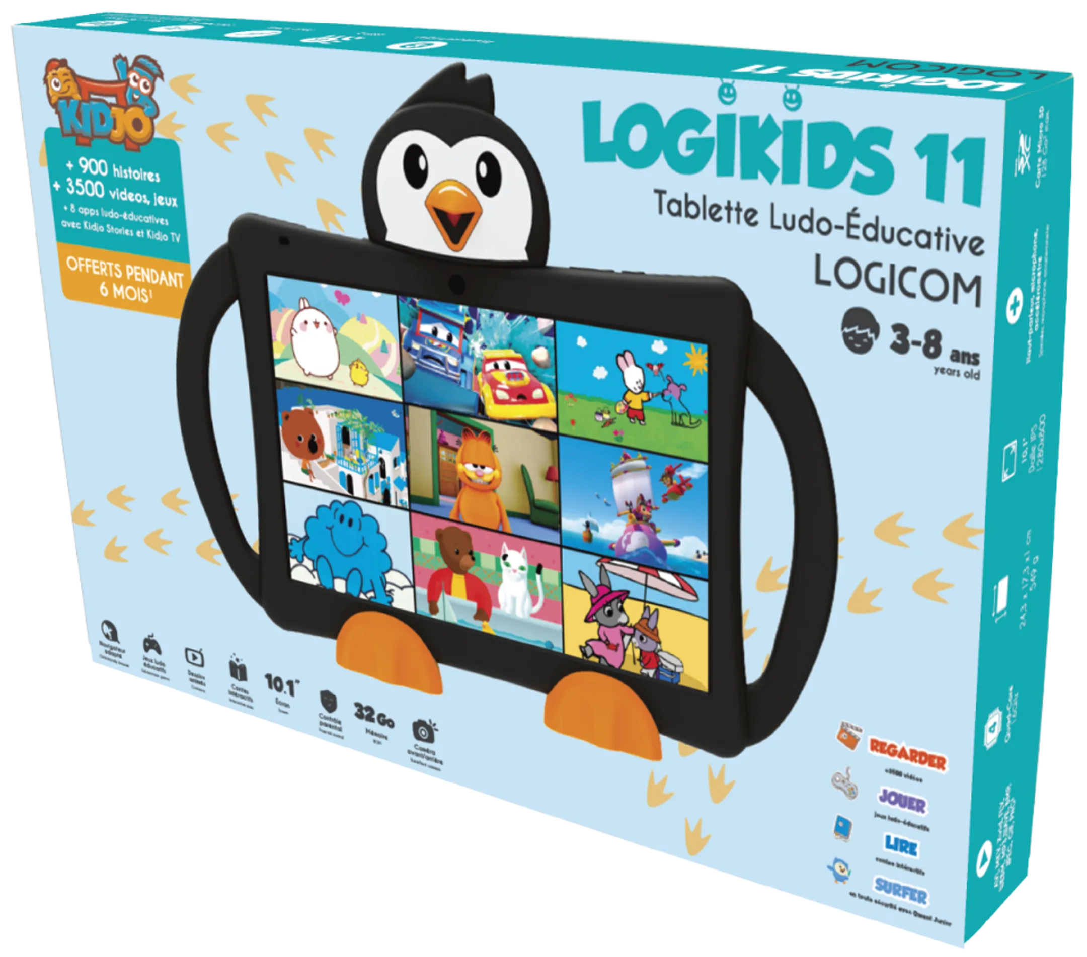 LOGICOM 10,1“ Kindertablet LOGIKIDS 11 - 32GB - Schwarz image