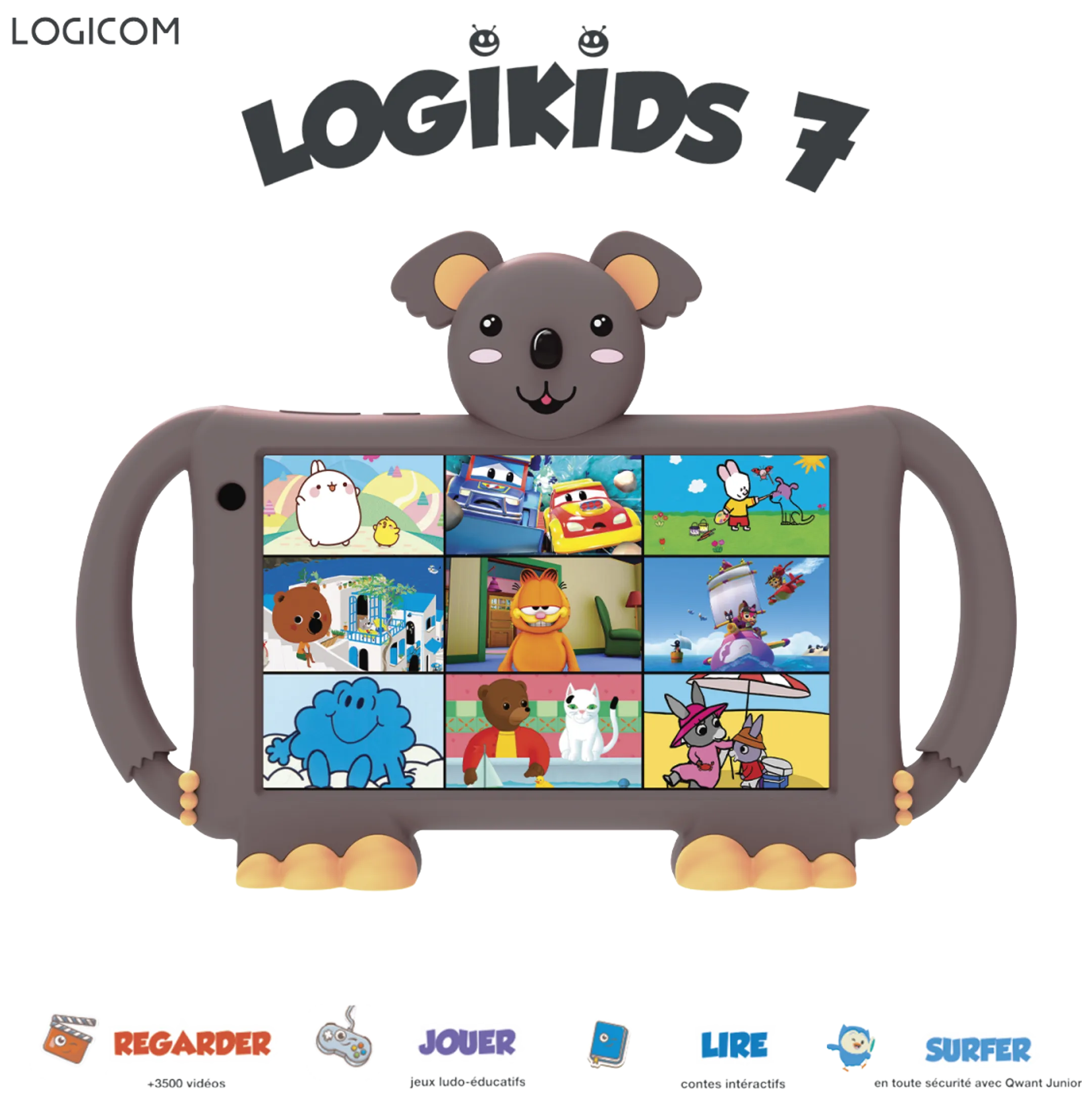 7“ Kindertablet LOGIKIDS 7 - 16GB - Braun