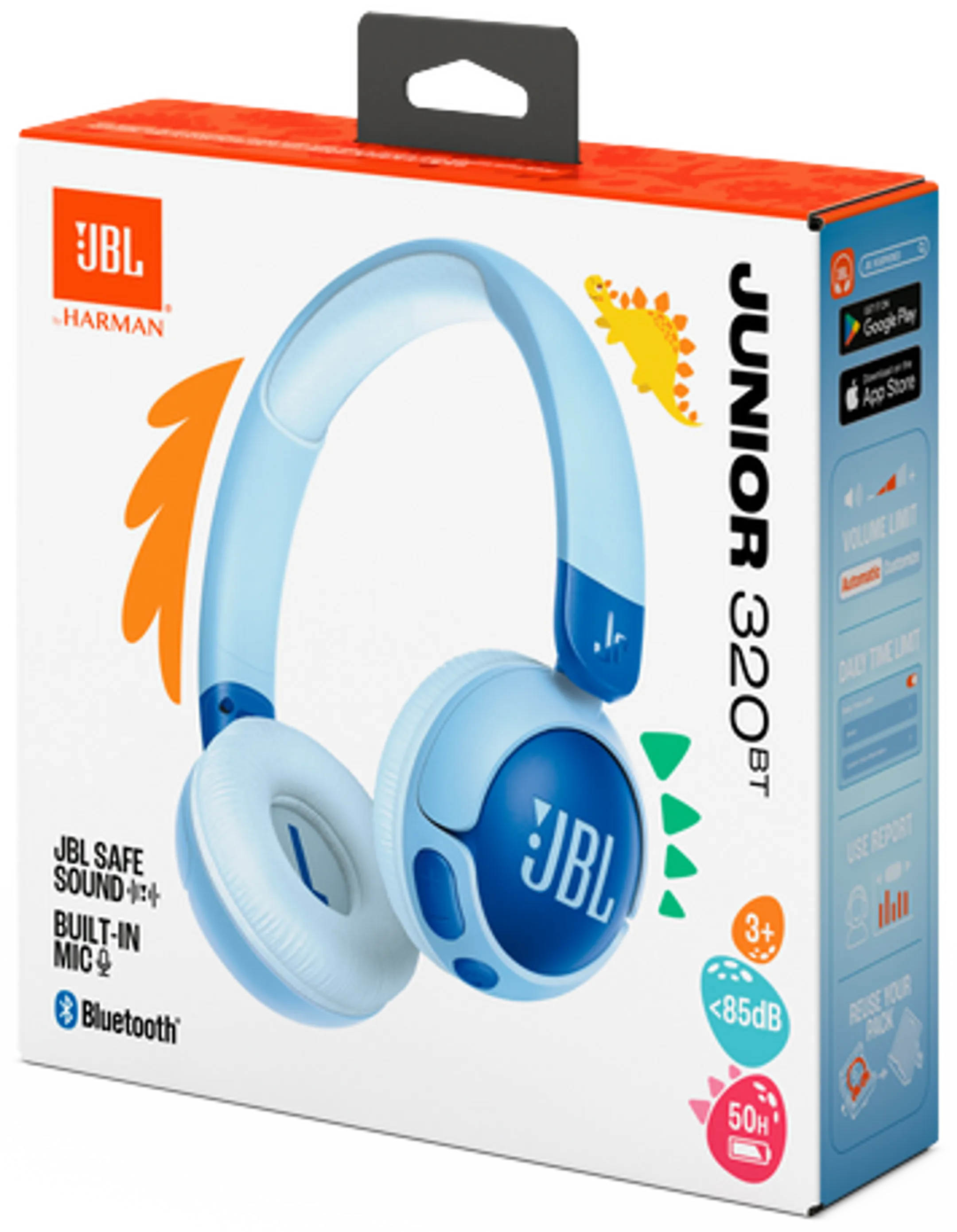 JBL Wireless headphones for children Junior 320BT - Blue image