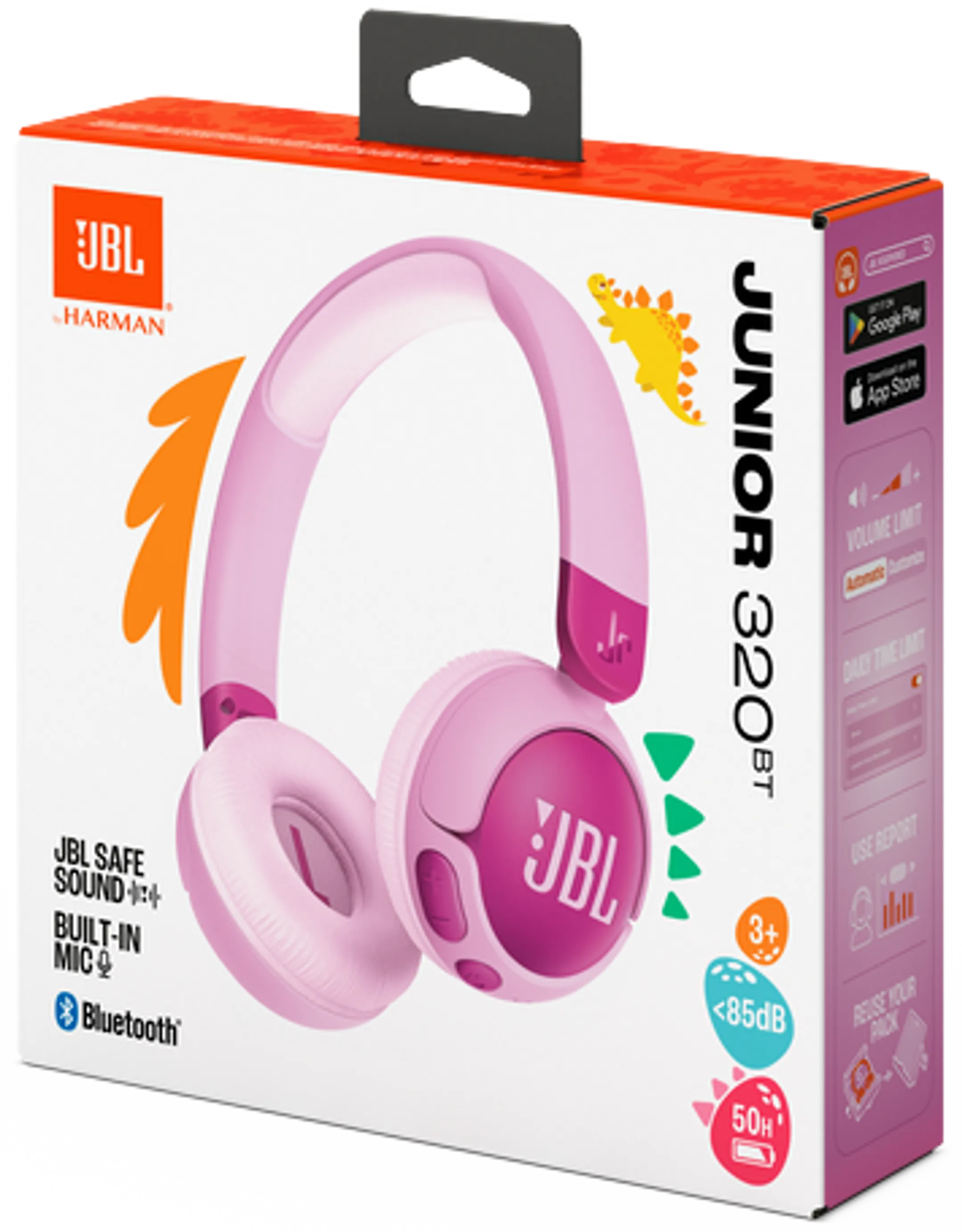 JBL Kabellose Kinderkopfhörer Junior 320BT - Rosa image