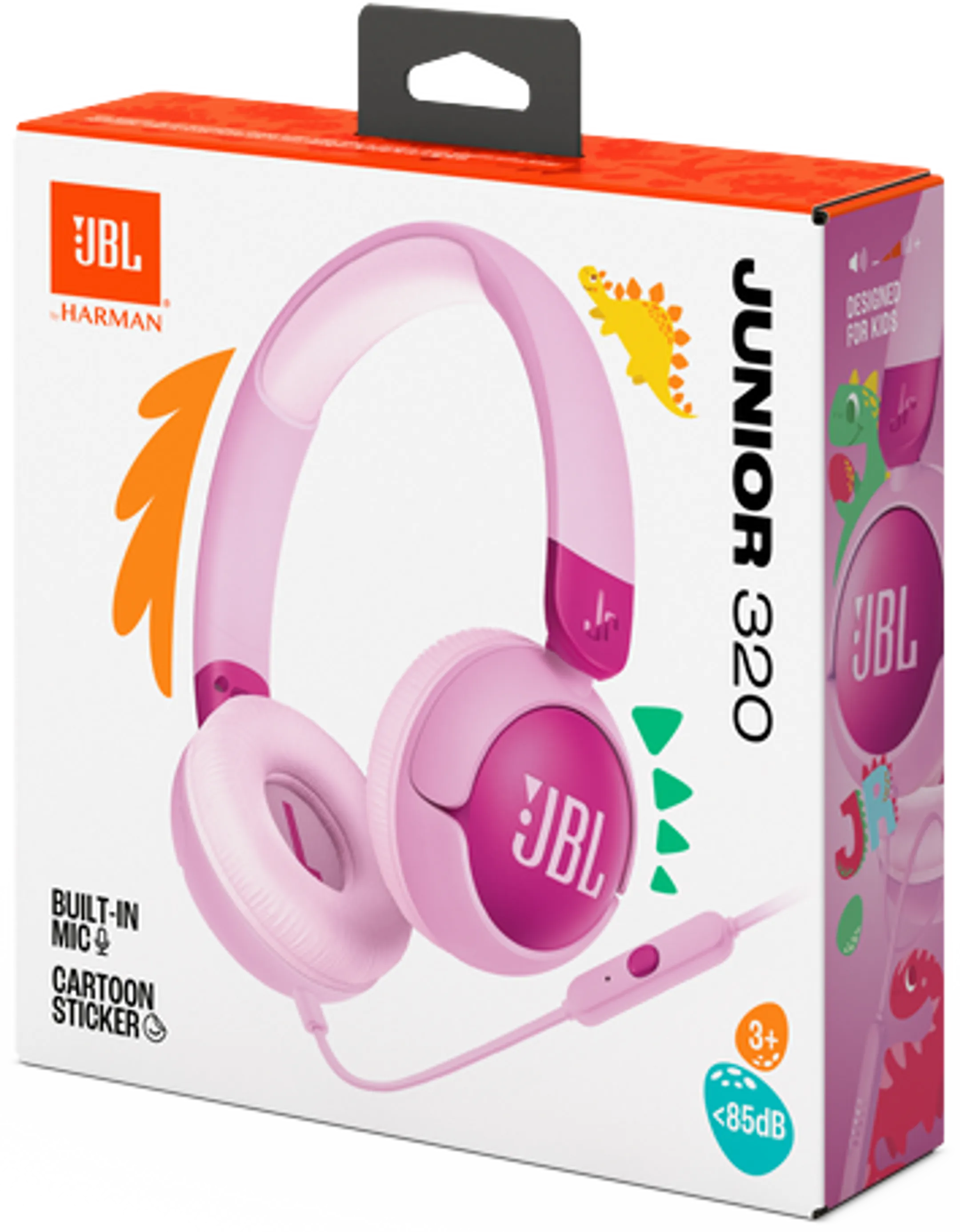 JBL Kinderkopfhörer Junior 320 - Rosa image