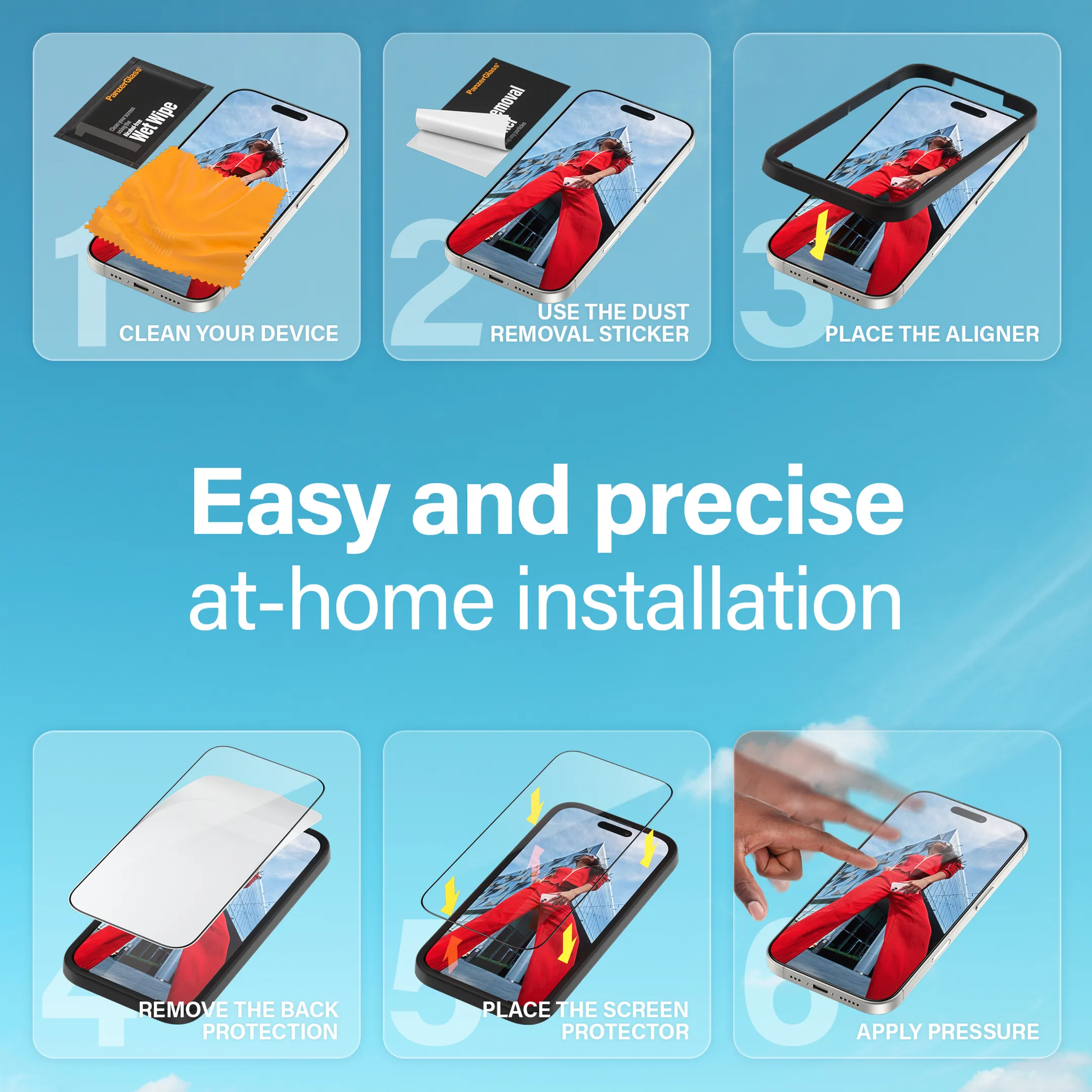 Panzerglass Screen protector Ultra-Wide for iPhone 16 image