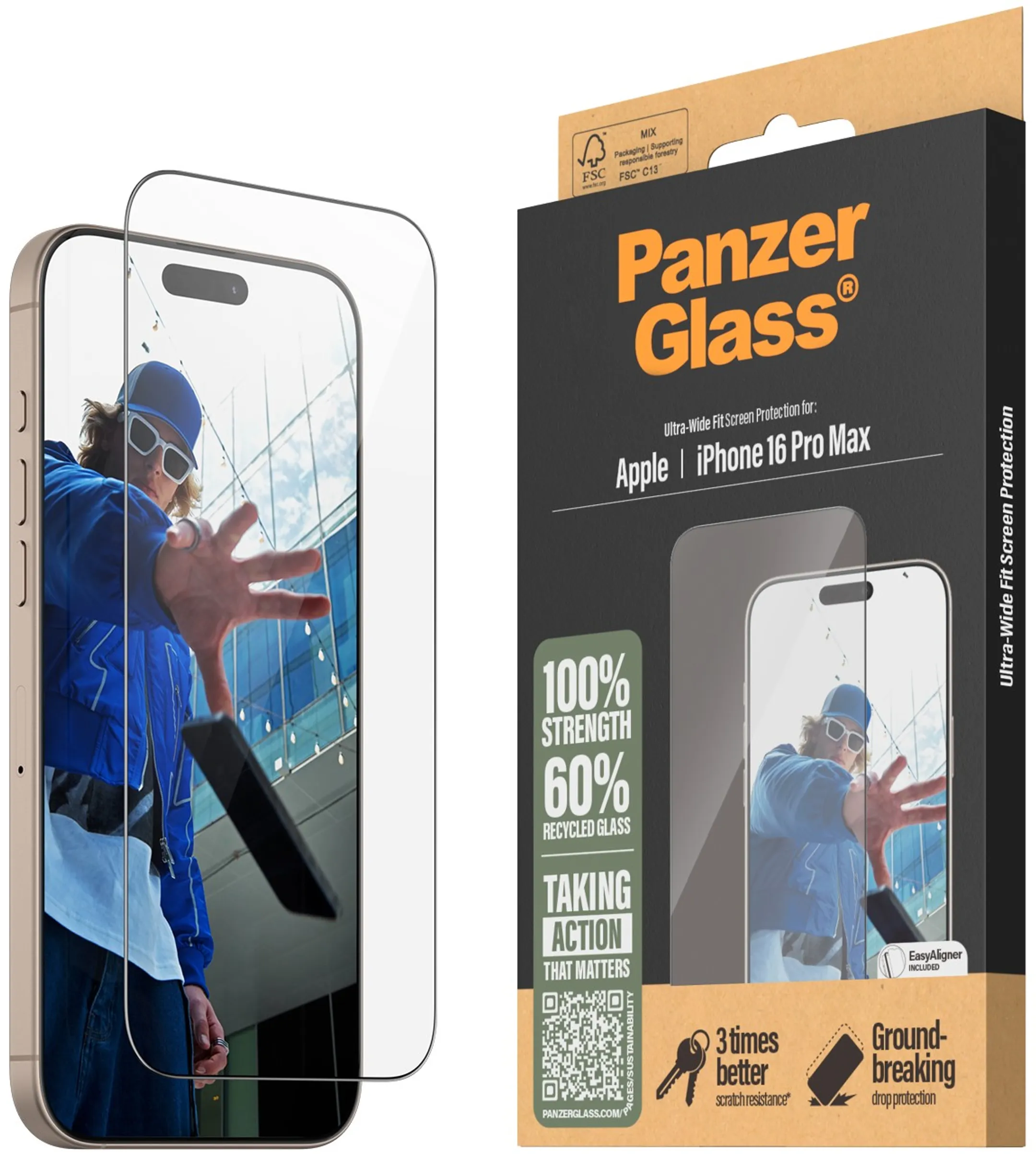 Protection écran Ultra-Wide pour iPhone 16 Pro Max