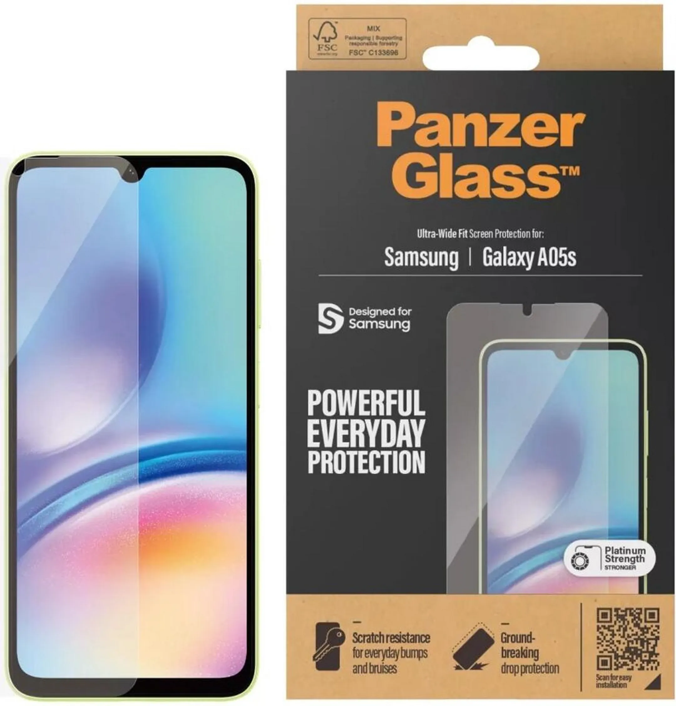 Panzerglass Displayschutz Ultra-Wide für Galaxy A05s image